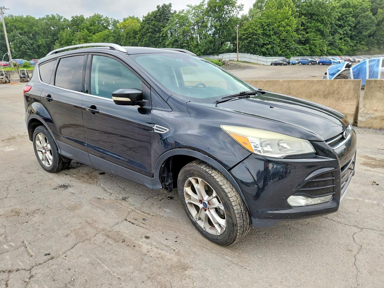 2014 Ford Escape Titanium Black vin: 1FMCU9J97EUC97198