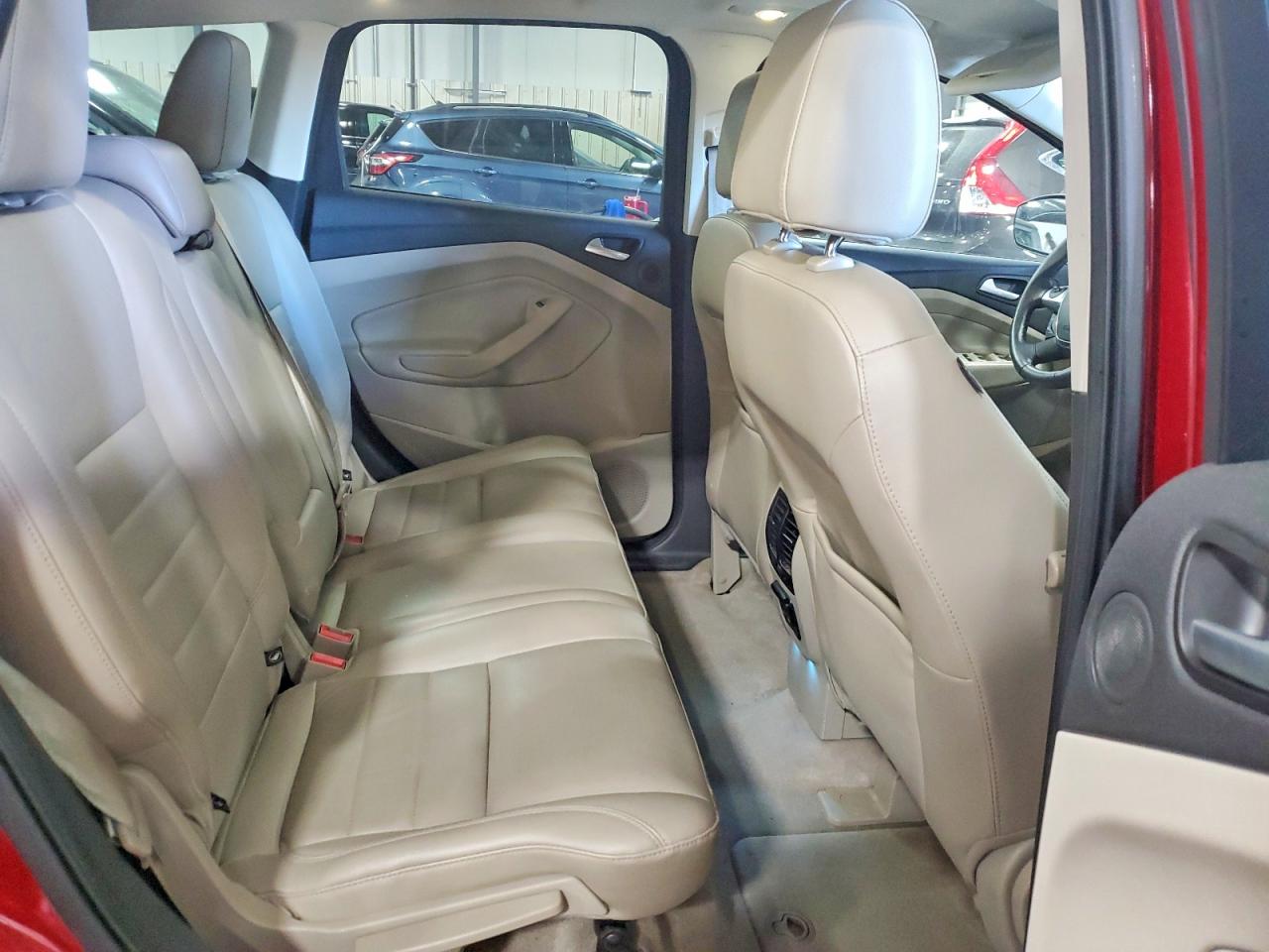 2014 Ford Escape Titanium Red vin: 1FMCU9J97EUD87564