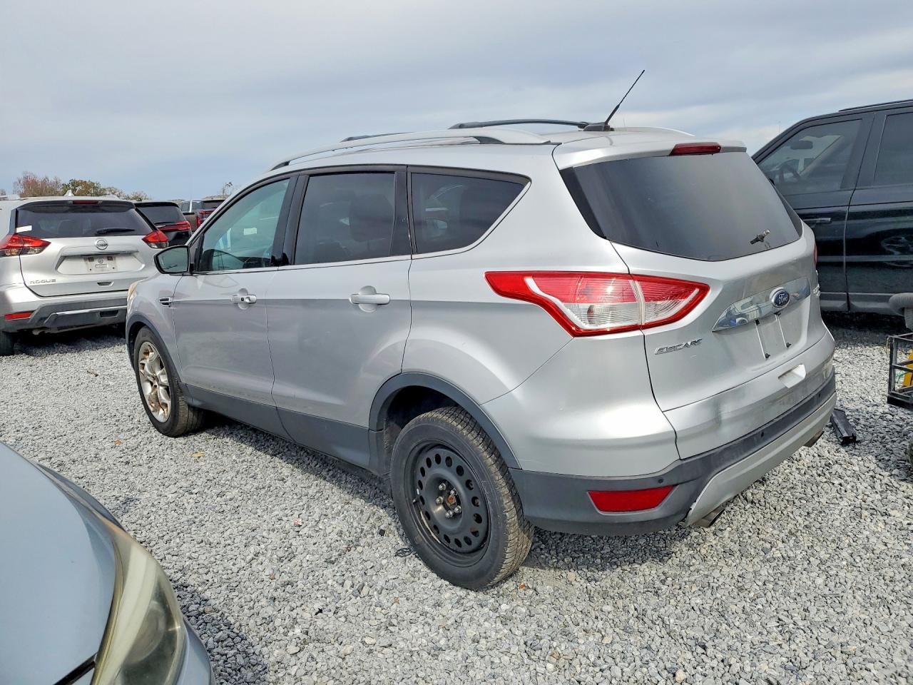 2014 Ford Escape Titanium Silver vin: 1FMCU9J97EUD94174
