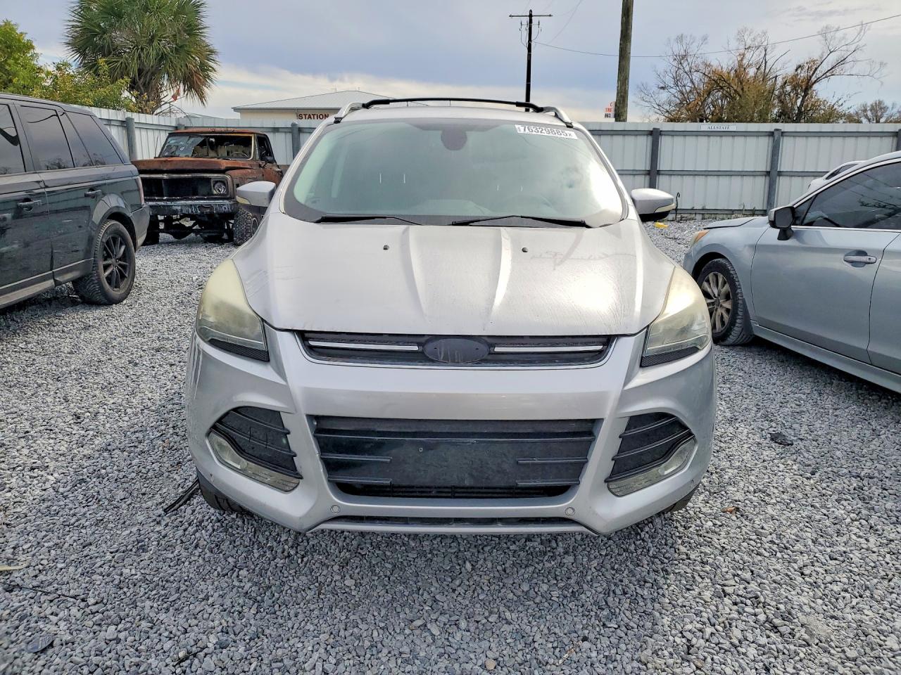 2014 Ford Escape Titanium Silver vin: 1FMCU9J97EUD94174