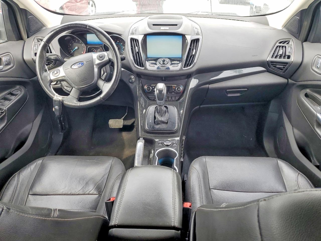 2014 Ford Escape Titanium Silver vin: 1FMCU9J97EUD94174