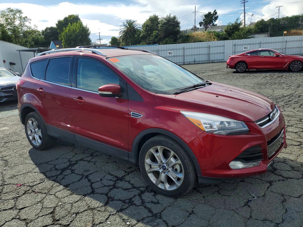 2014 Ford Escape Titanium Красный vin: 1FMCU9J97EUD94398