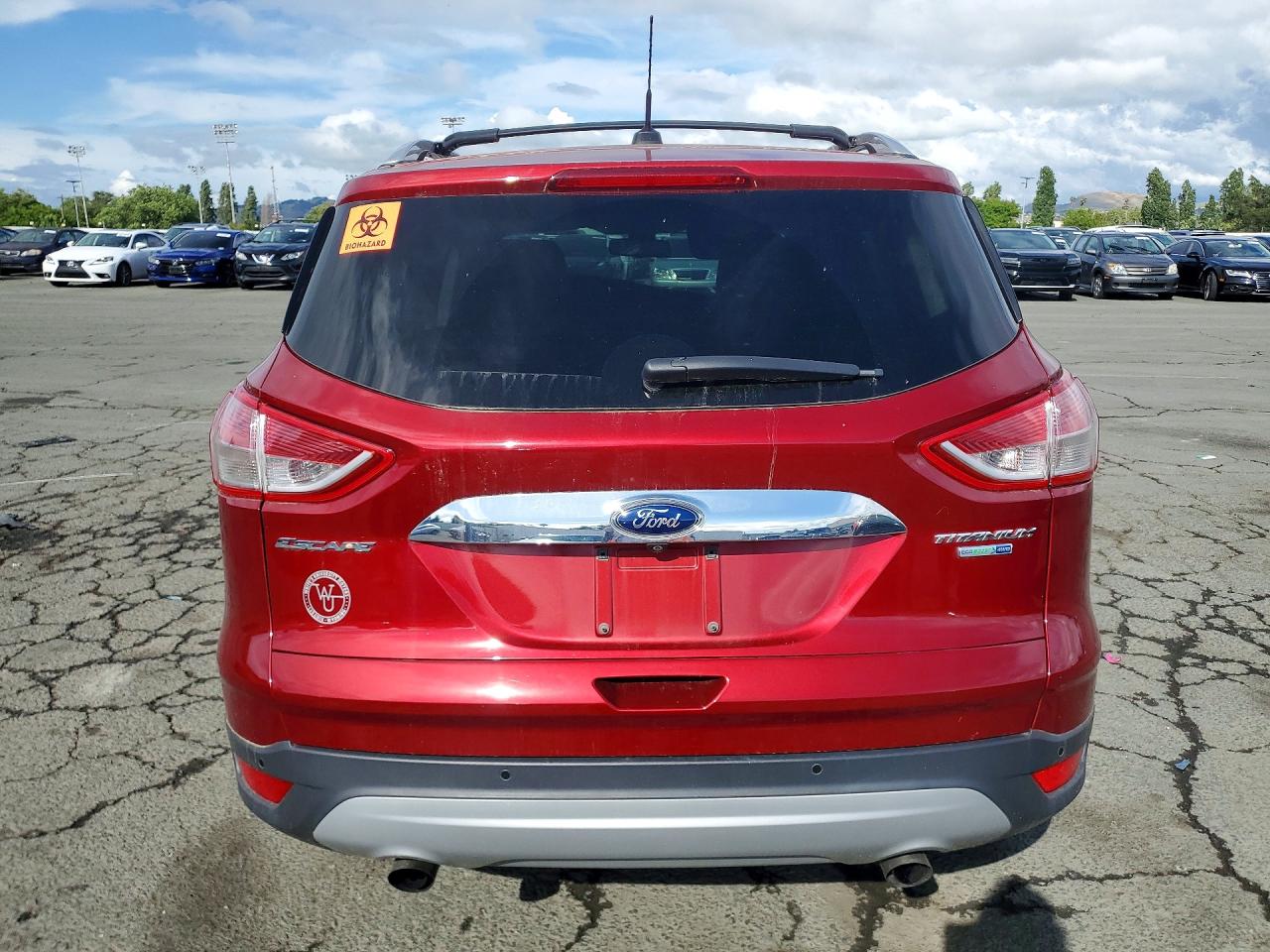 2014 Ford Escape Titanium Красный vin: 1FMCU9J97EUD94398