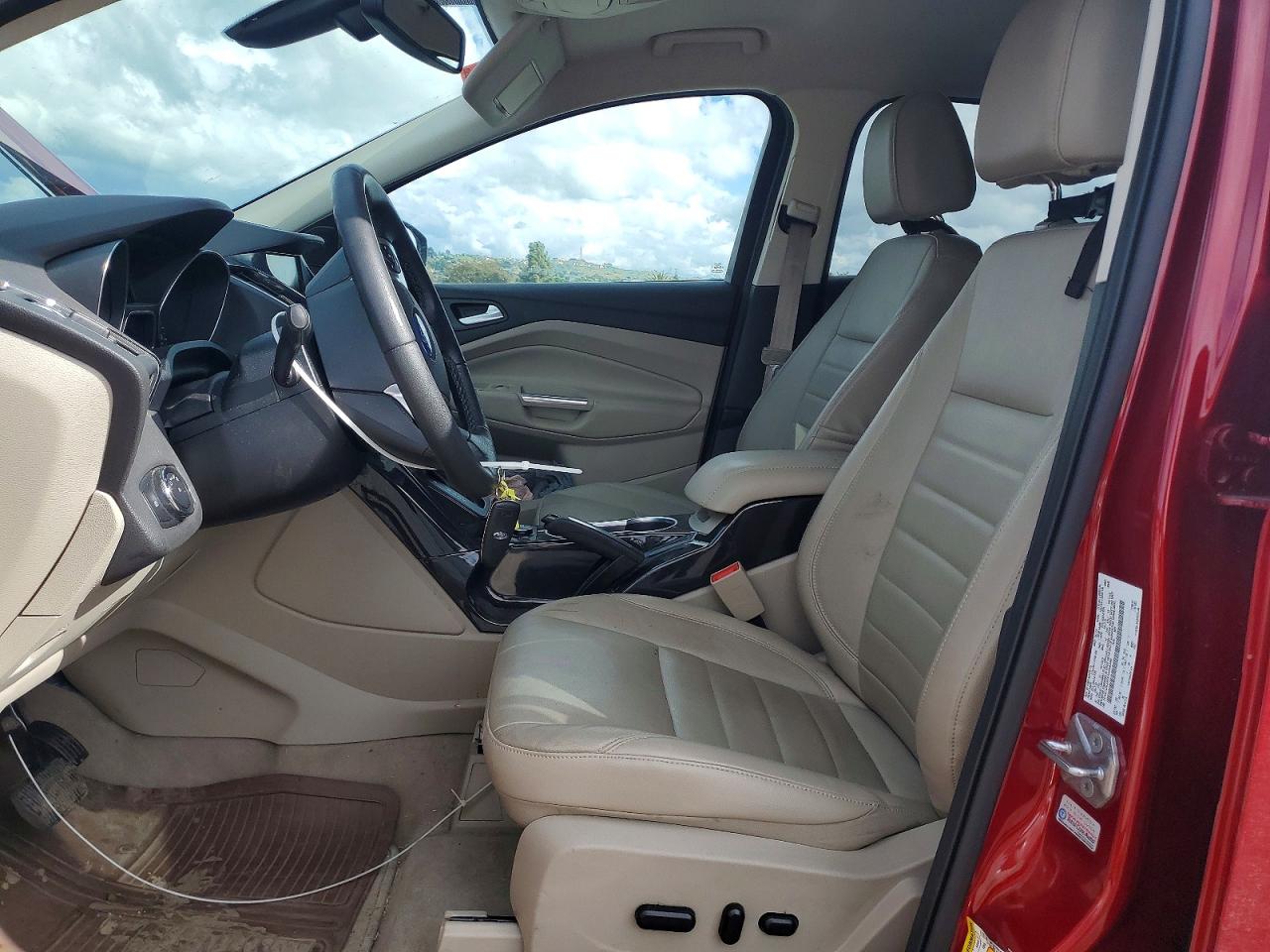 2014 Ford Escape Titanium Красный vin: 1FMCU9J97EUD94398