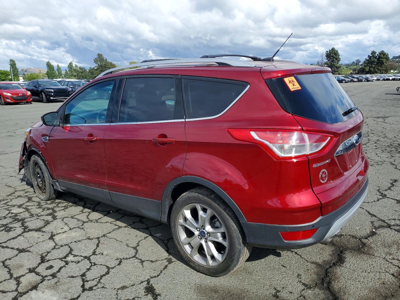 2014 Ford Escape Titanium Красный vin: 1FMCU9J97EUD94398