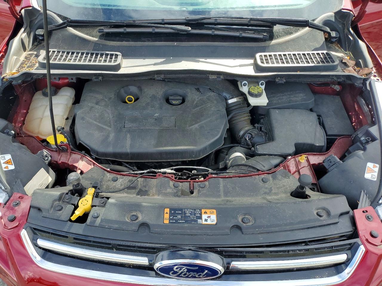 2014 Ford Escape Titanium Красный vin: 1FMCU9J97EUD94398