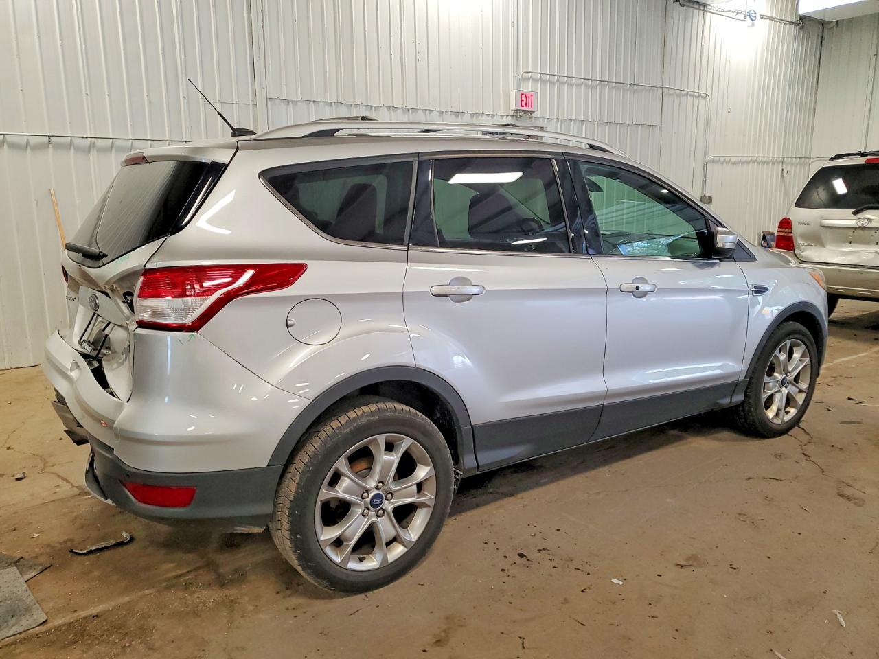 2015 Ford Escape Titanium Silver vin: 1FMCU9J97FUA01940