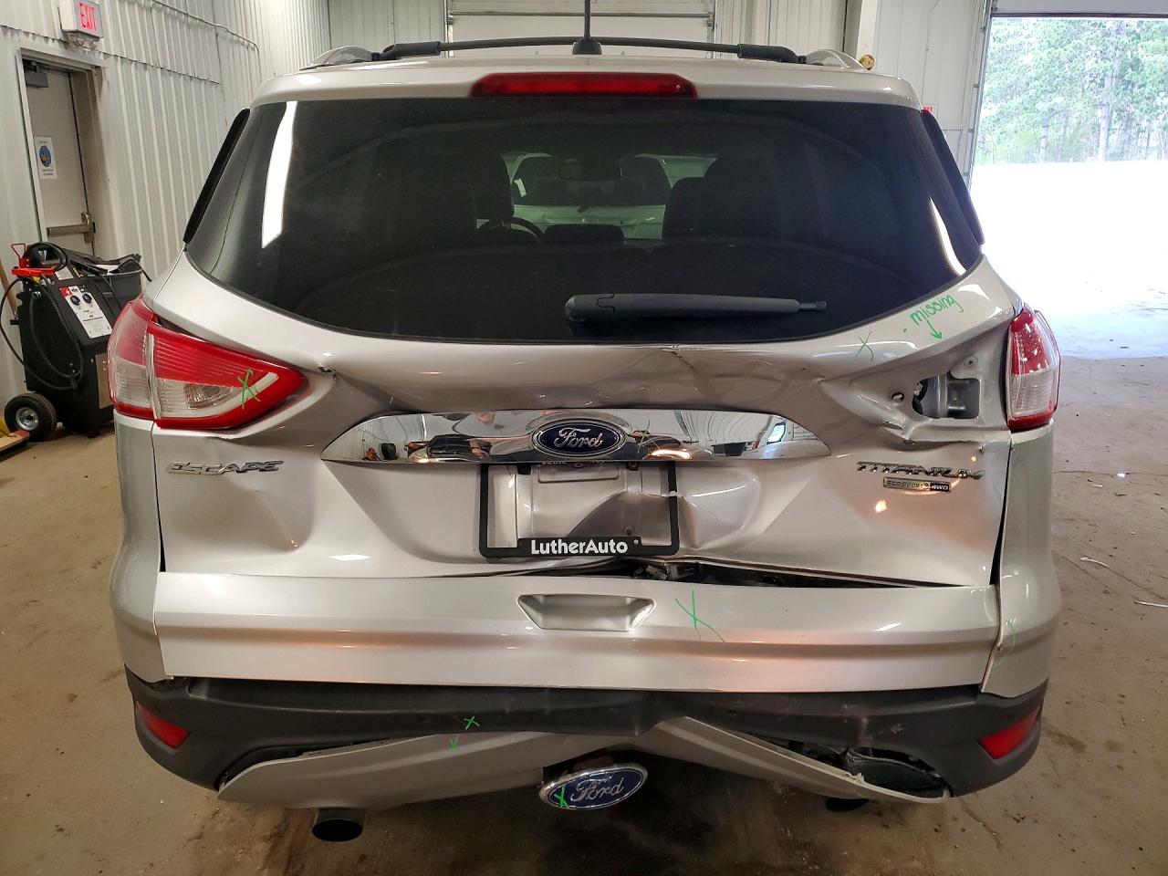2015 Ford Escape Titanium Silver vin: 1FMCU9J97FUA01940