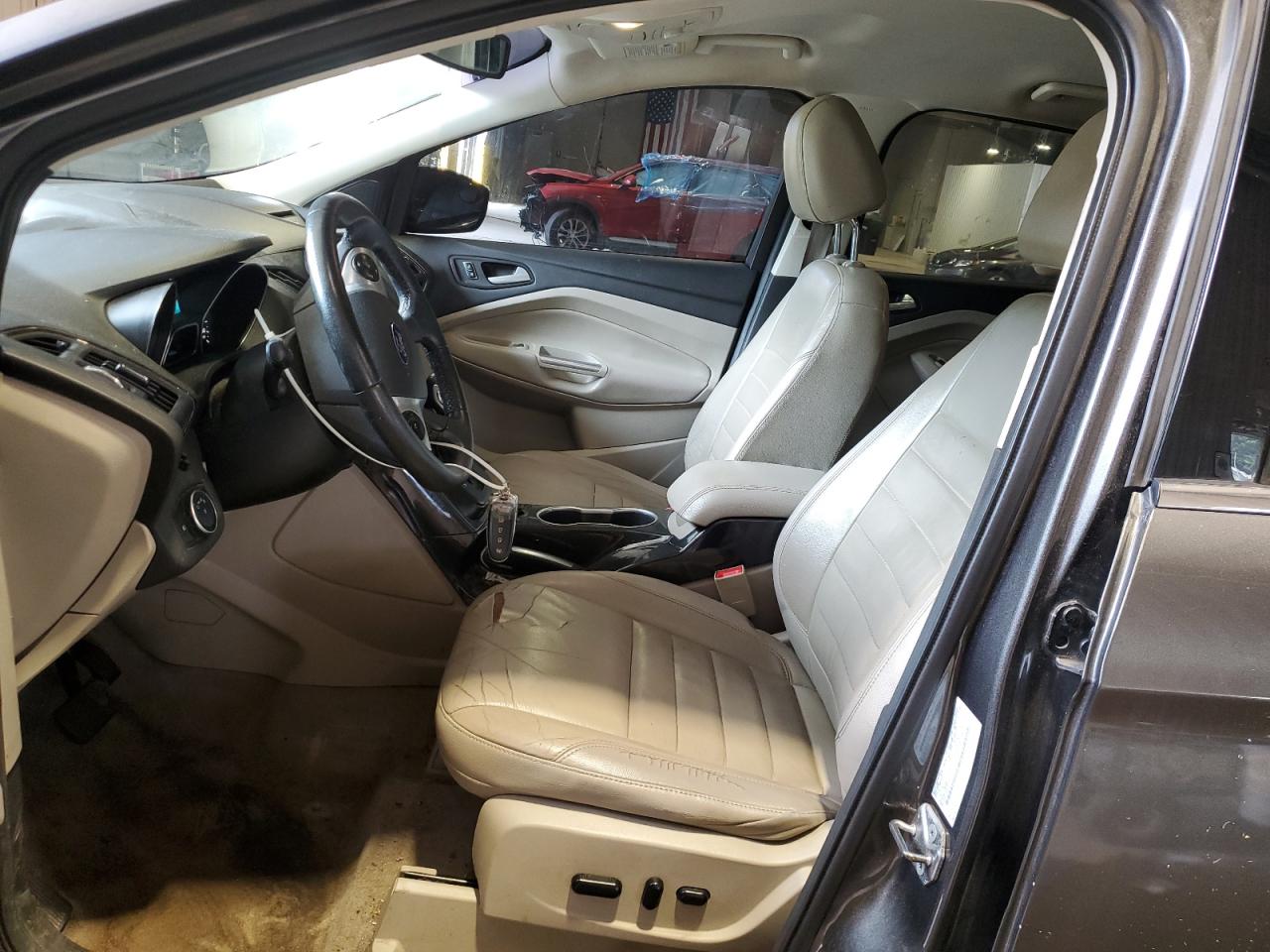 2015 Ford Escape Titanium Gray vin: 1FMCU9J97FUB19339 Damage: Left Front Seat Cushion, Worn, Replacement Required