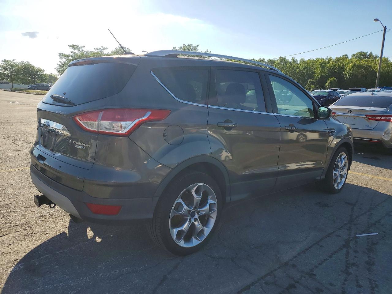 2015 Ford Escape Titanium Gray vin: 1FMCU9J97FUB37713