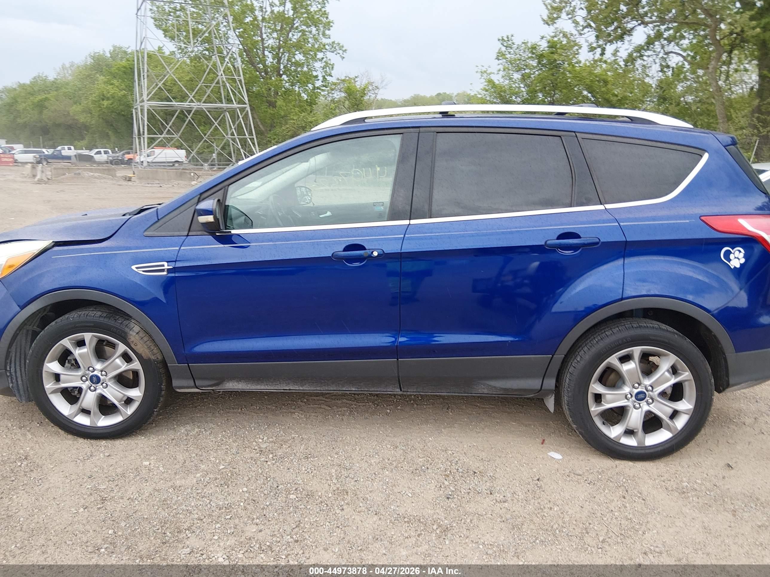 2015 Ford Escape Titanium Blue vin: 1FMCU9J97FUB46783