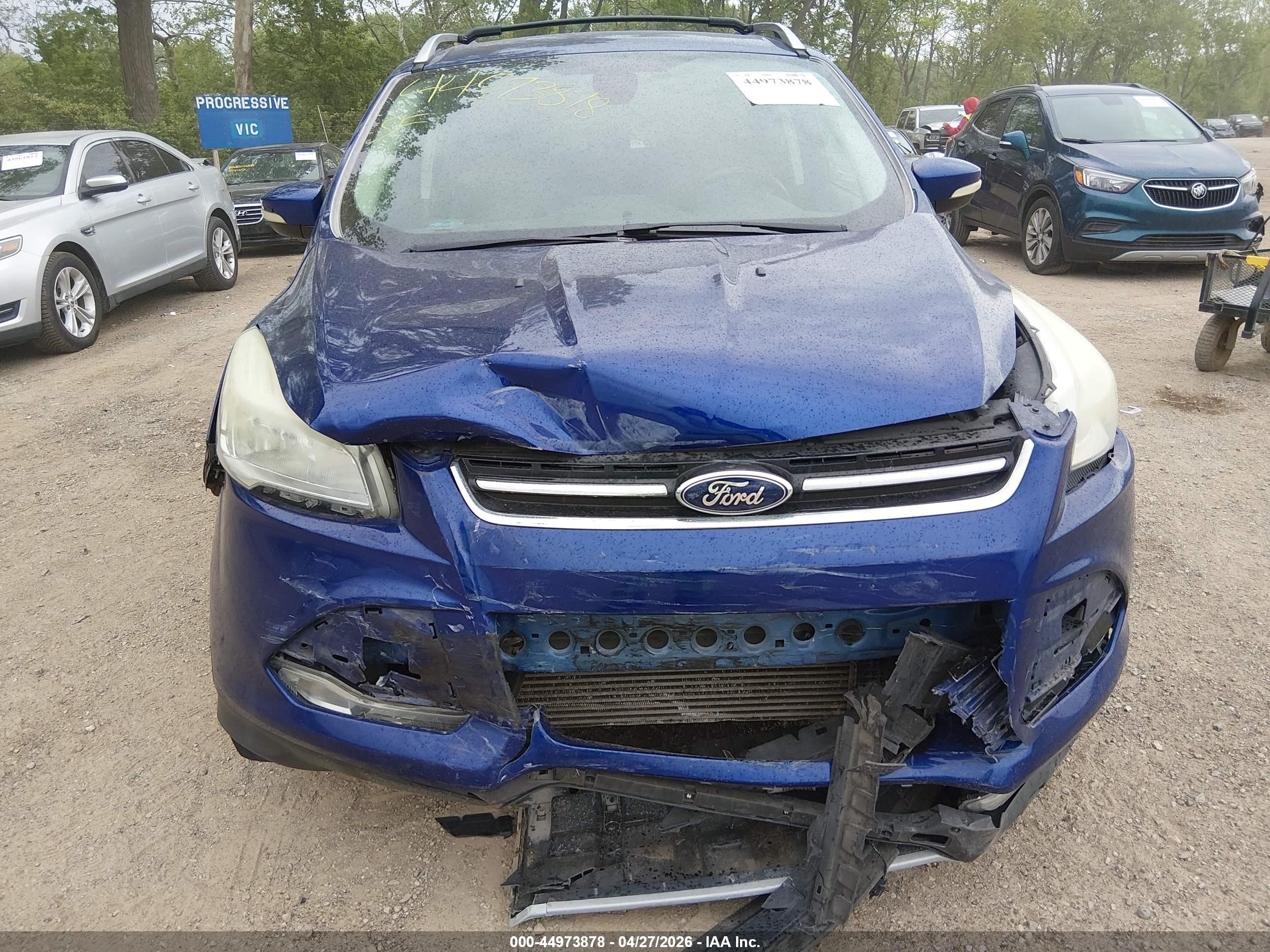 2015 Ford Escape Titanium Blue vin: 1FMCU9J97FUB46783