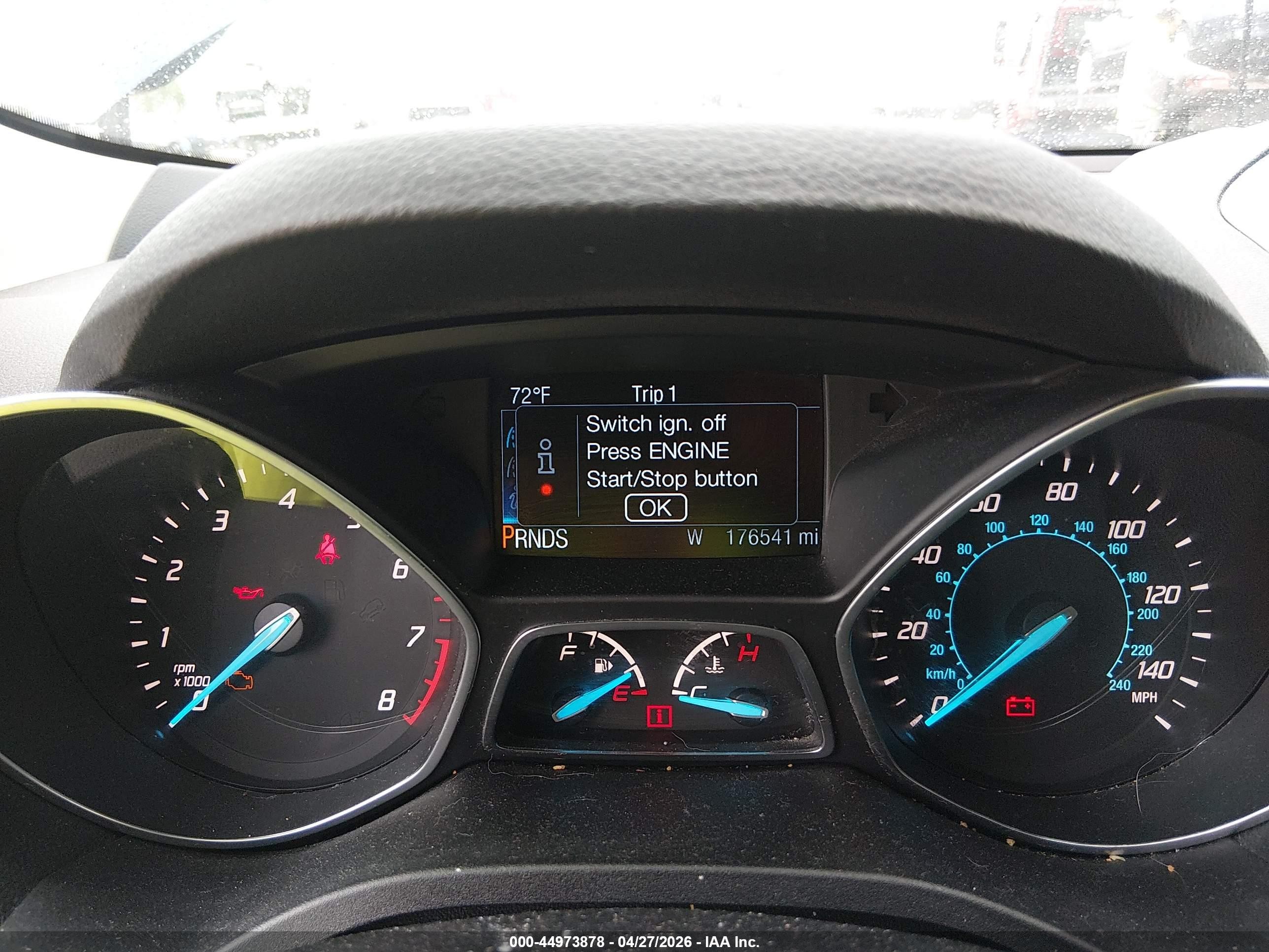 2015 Ford Escape Titanium Blue vin: 1FMCU9J97FUB46783
