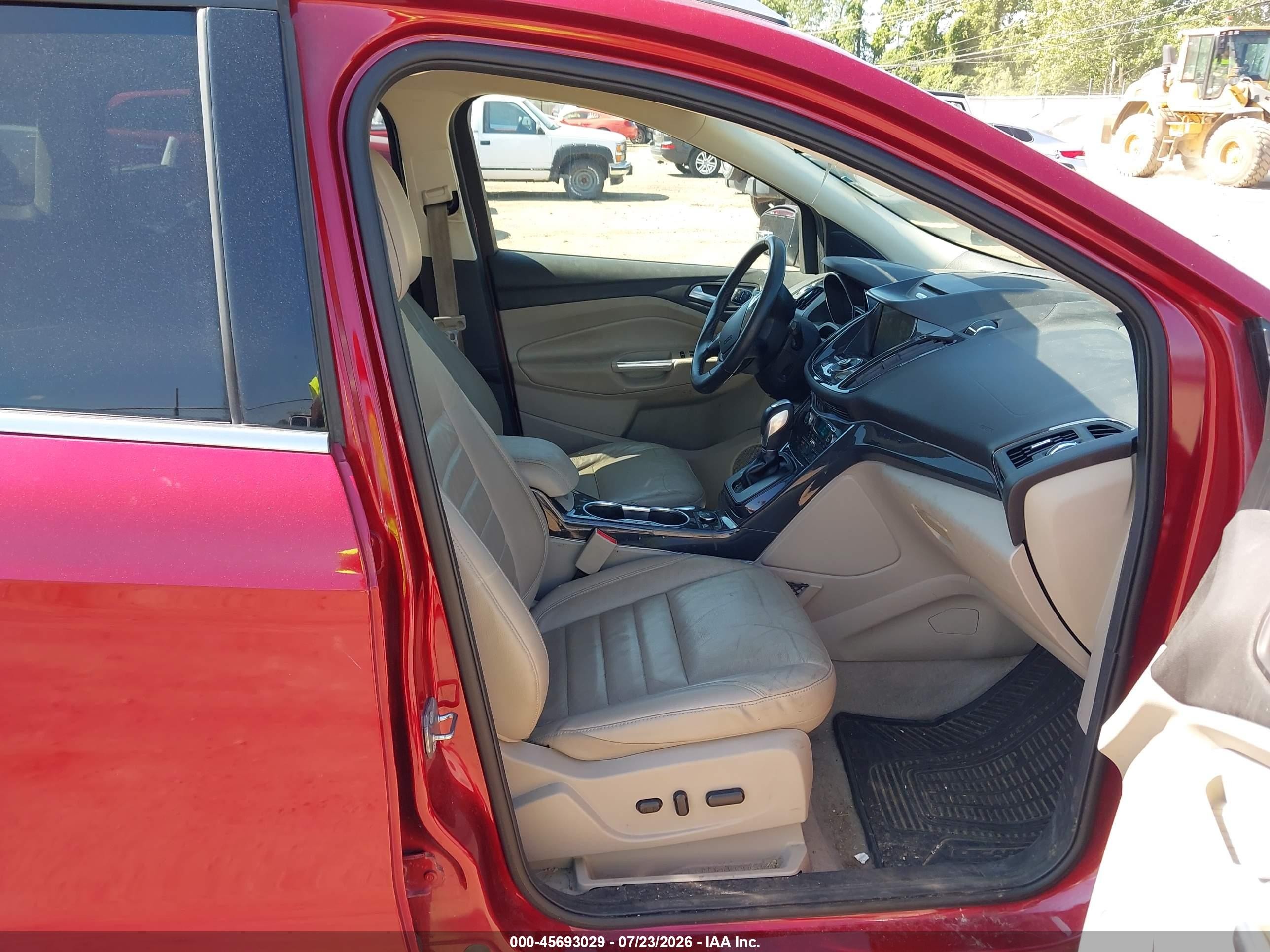 2015 Ford Escape Titanium Бордовый vin: 1FMCU9J97FUB59243