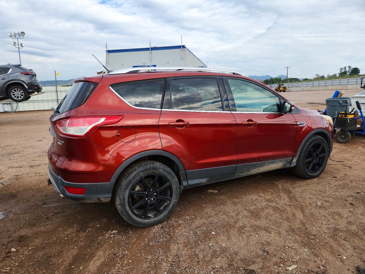 2015 Ford Escape Titanium Orange vin: 1FMCU9J97FUB81095