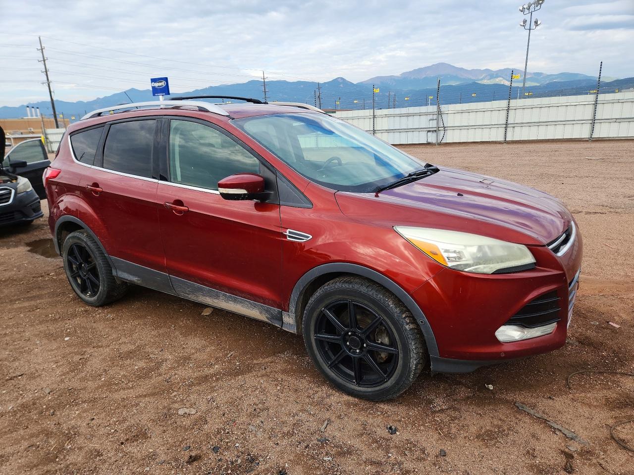2015 Ford Escape Titanium Orange vin: 1FMCU9J97FUB81095
