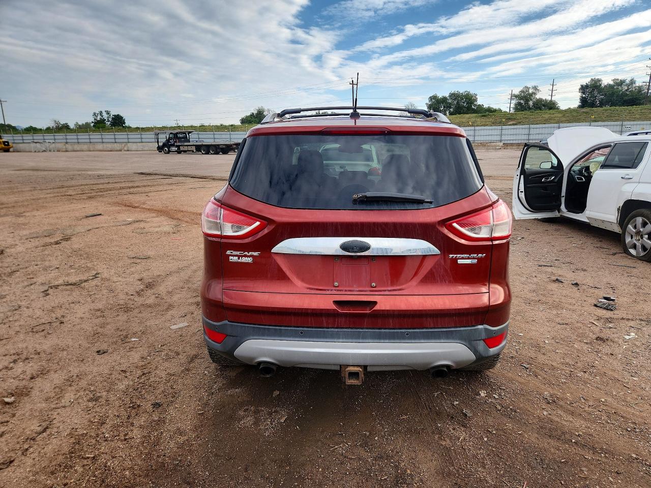 2015 Ford Escape Titanium Orange vin: 1FMCU9J97FUB81095