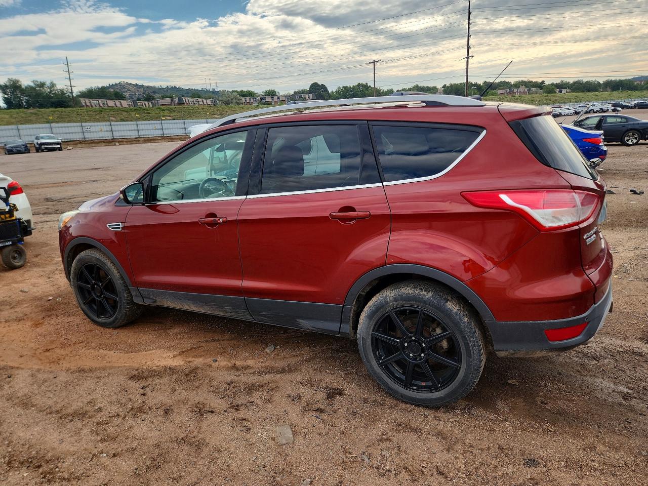 2015 Ford Escape Titanium Orange vin: 1FMCU9J97FUB81095