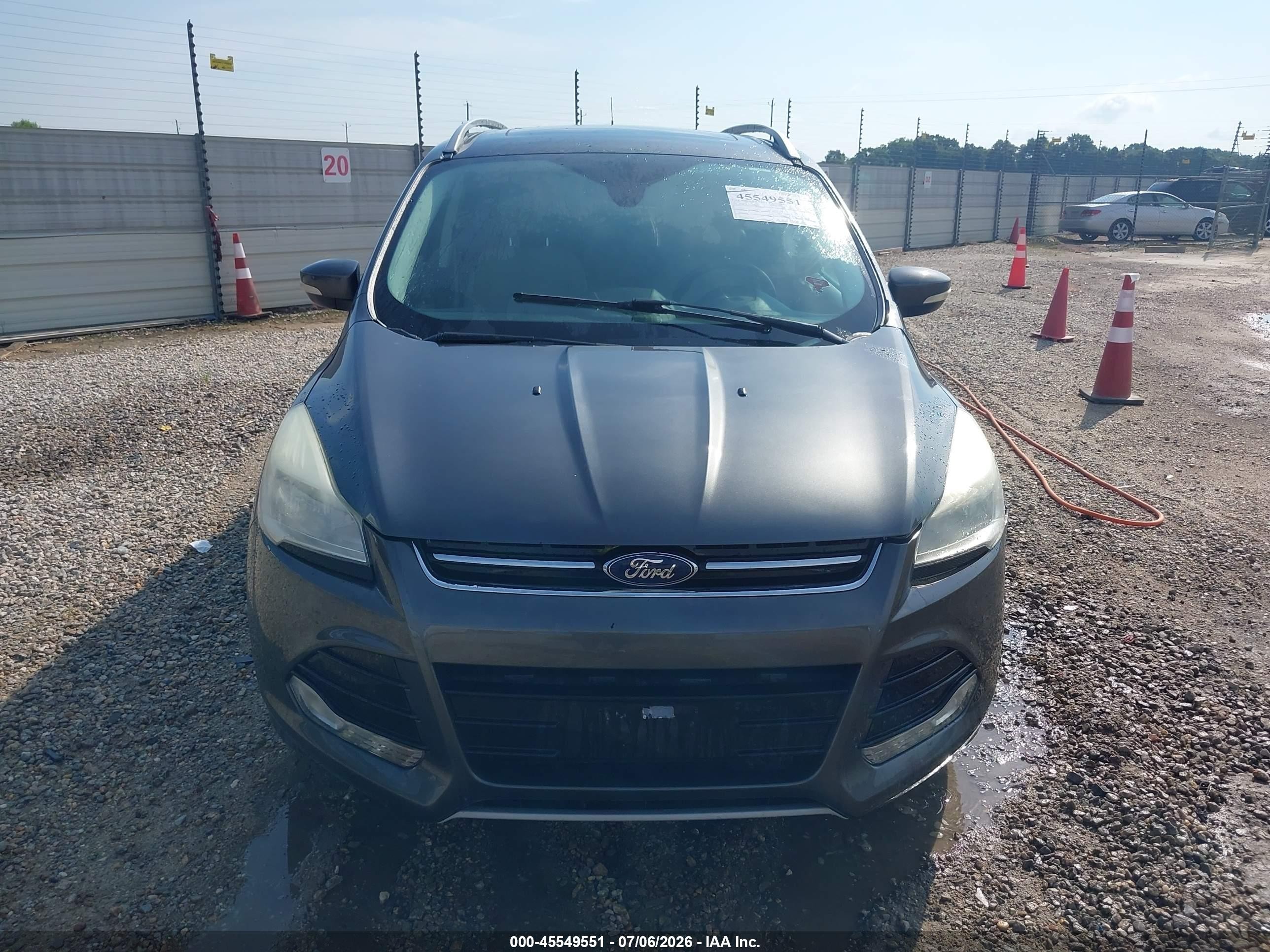 2015 Ford Escape Titanium Серый vin: 1FMCU9J97FUC29291