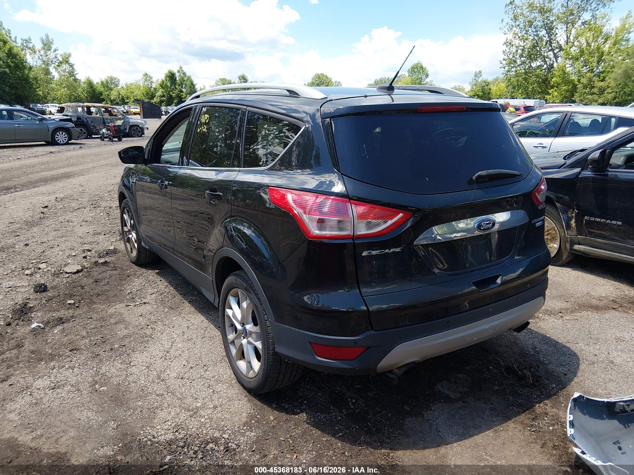 2015 Ford Escape Titanium Gray vin: 1FMCU9J97FUC41621