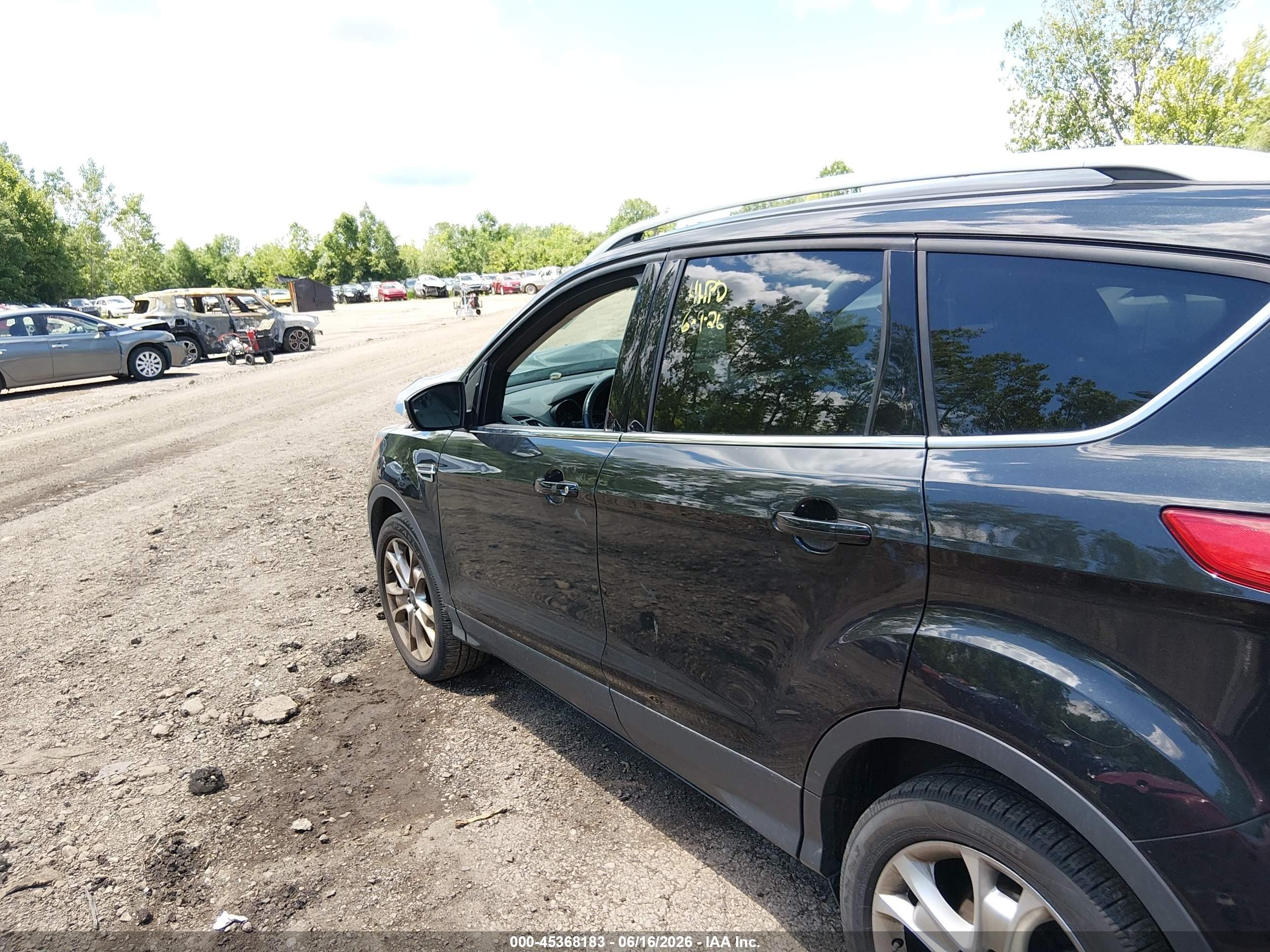 2015 Ford Escape Titanium Gray vin: 1FMCU9J97FUC41621