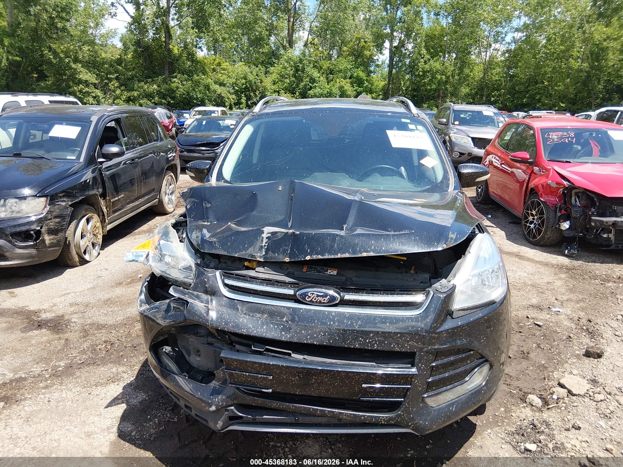 2015 Ford Escape Titanium Gray vin: 1FMCU9J97FUC41621