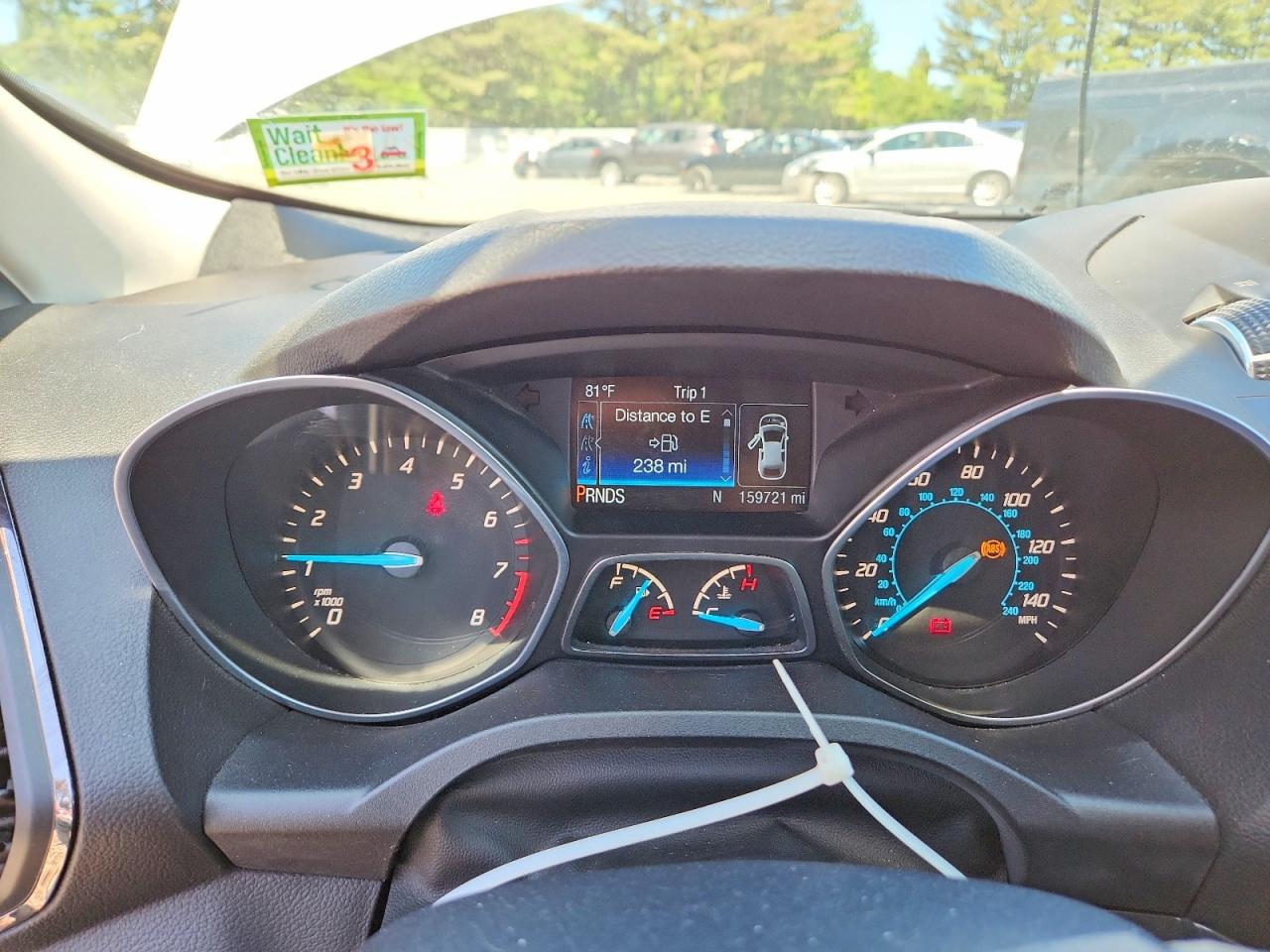 2016 Ford Escape Titanium White vin: 1FMCU9J97GUA48693