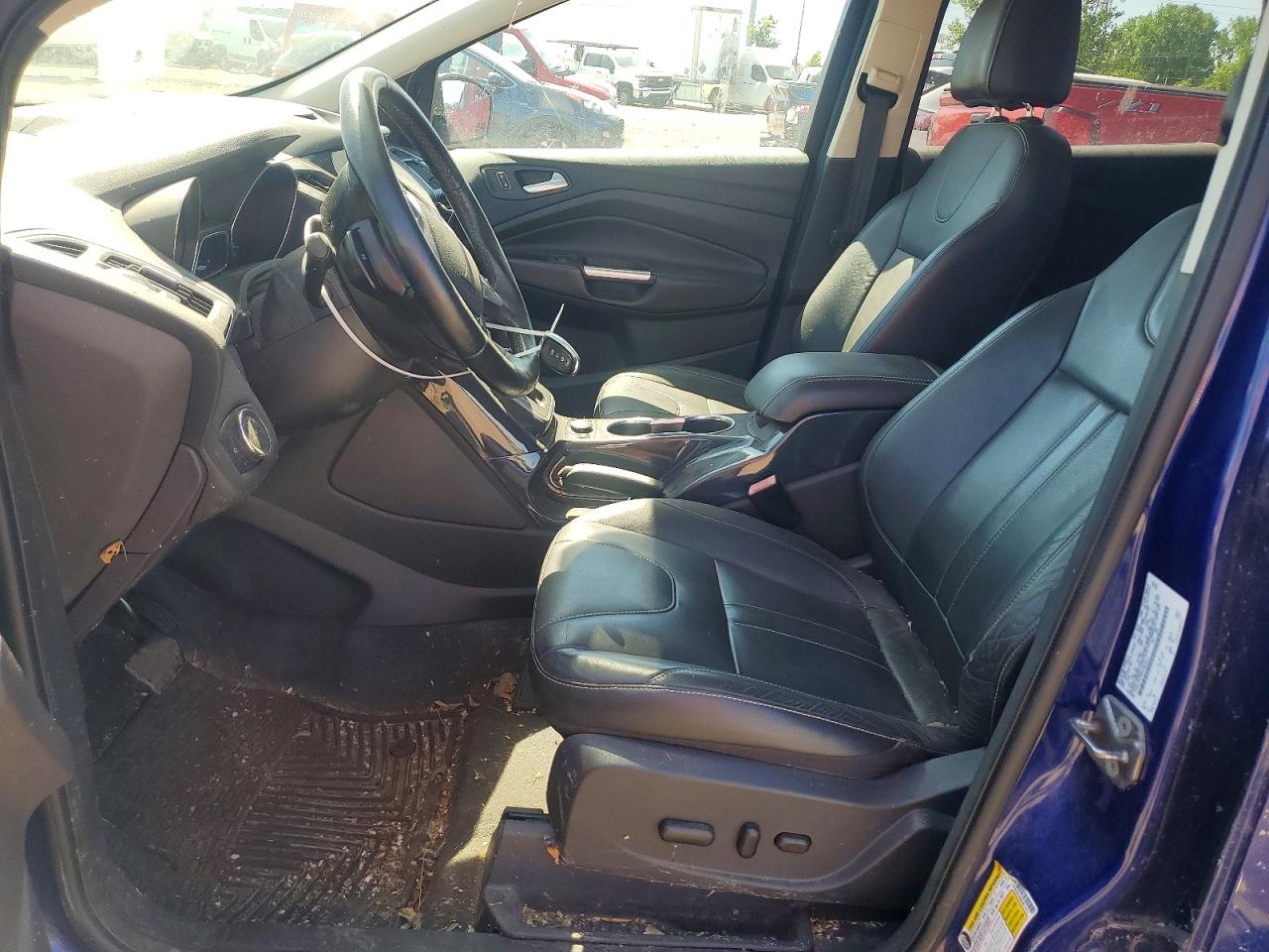 2013 Ford Escape Titanium Синий vin: 1FMCU9J98DUB14311