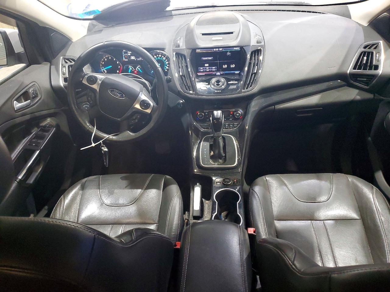 2013 Ford Escape Titanium Белый vin: 1FMCU9J98DUB58843