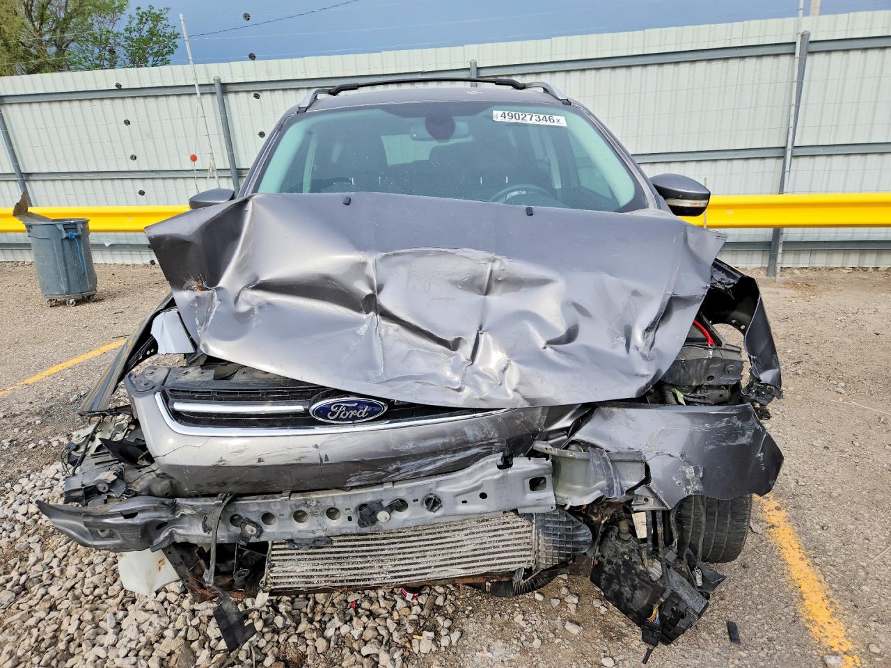 2013 Ford Escape Titanium Серый vin: 1FMCU9J98DUC61714