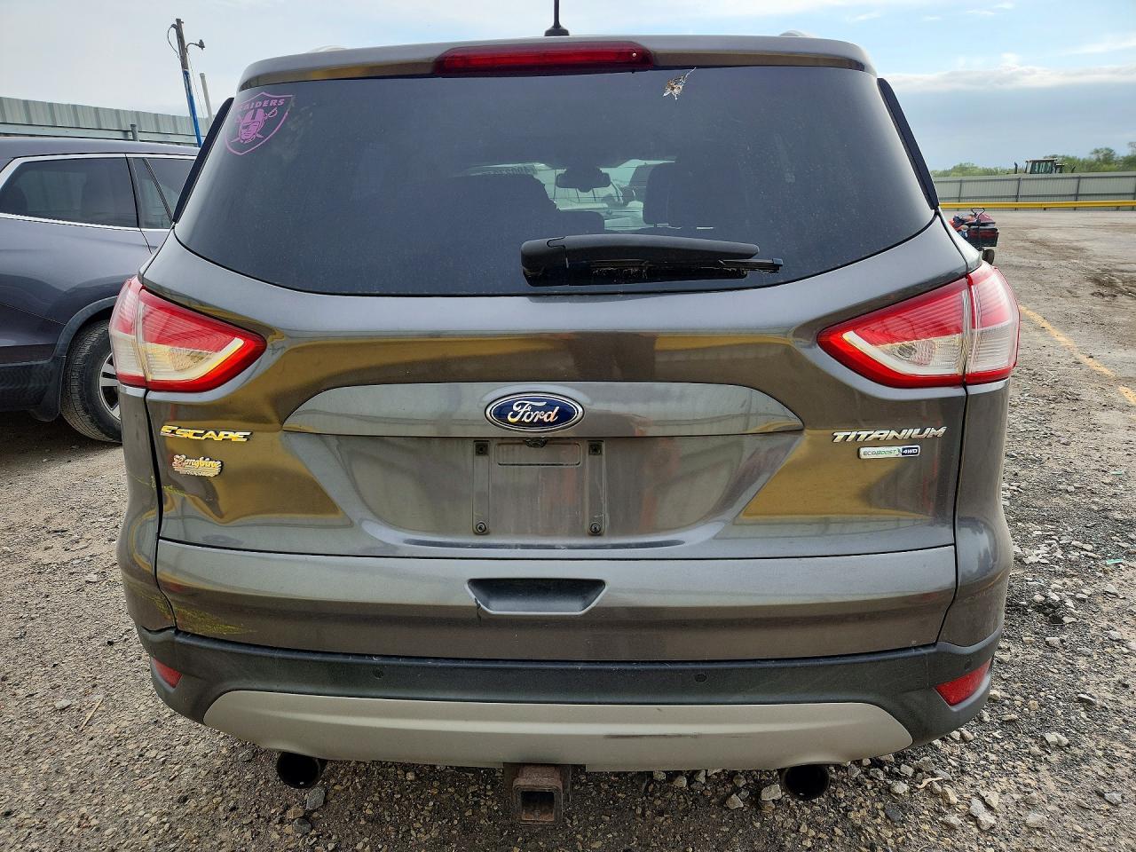 2013 Ford Escape Titanium Серый vin: 1FMCU9J98DUC61714