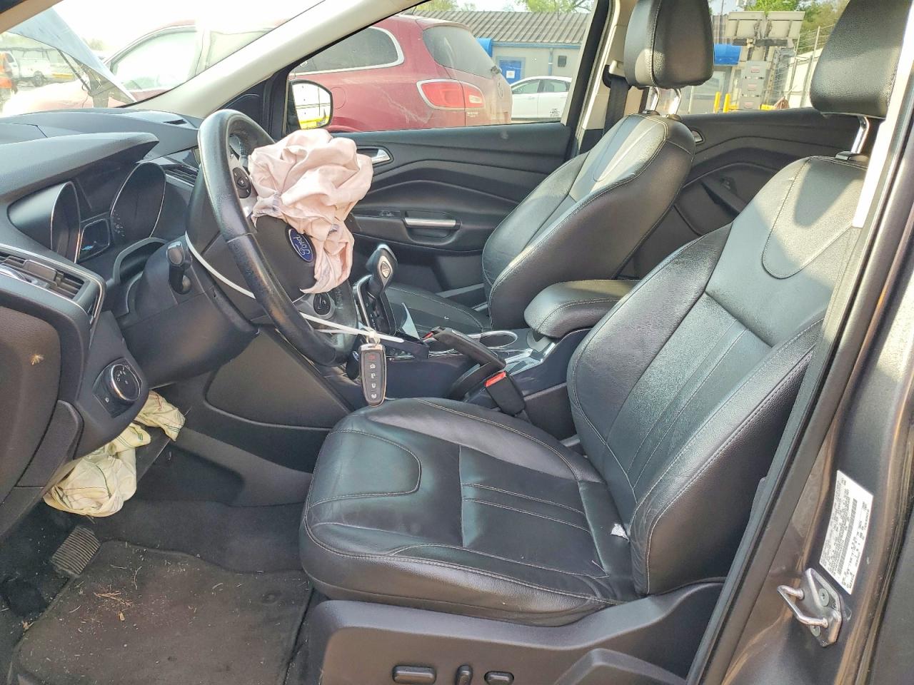 2013 Ford Escape Titanium Серый vin: 1FMCU9J98DUC61714