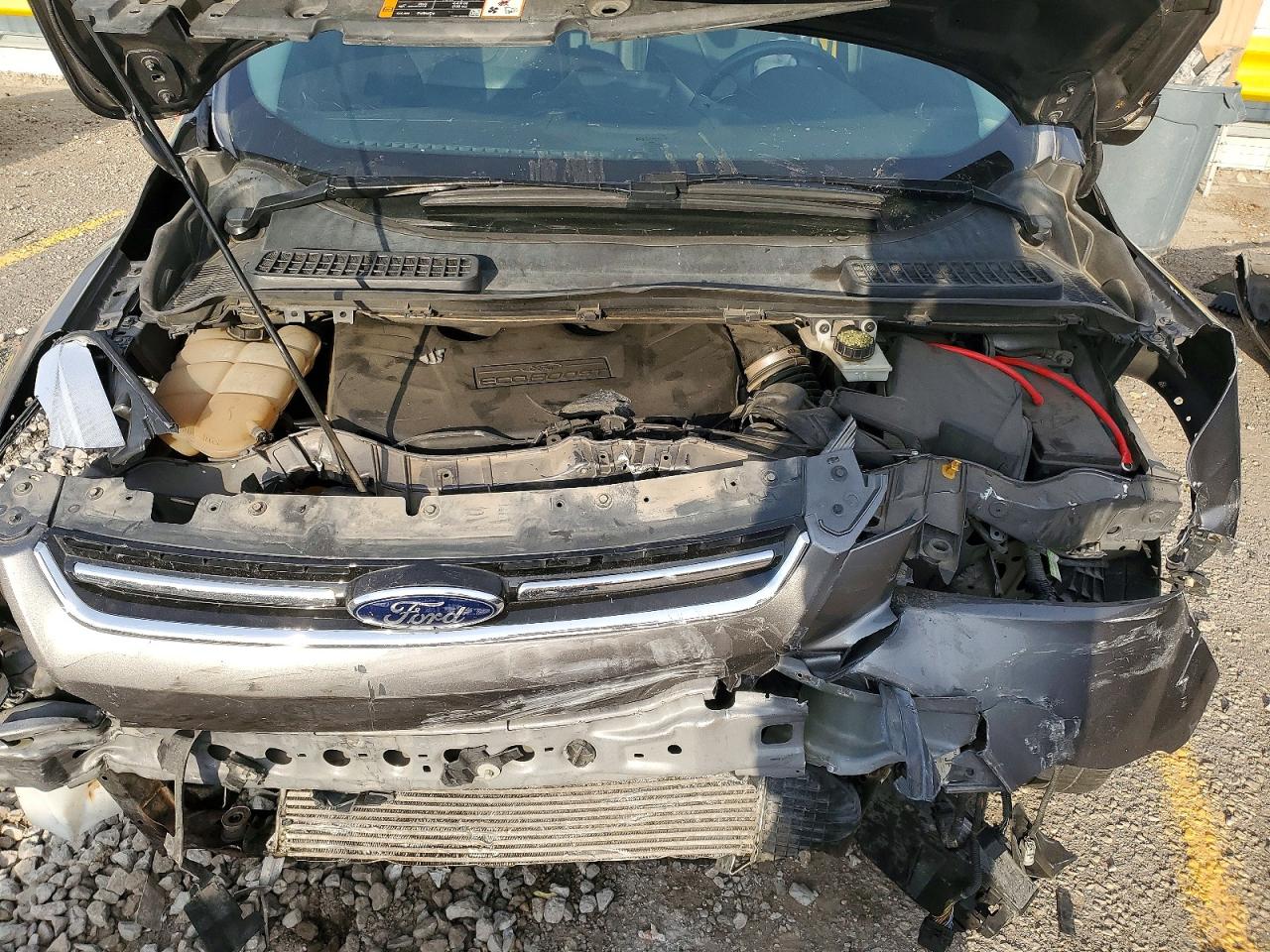 2013 Ford Escape Titanium Серый vin: 1FMCU9J98DUC61714