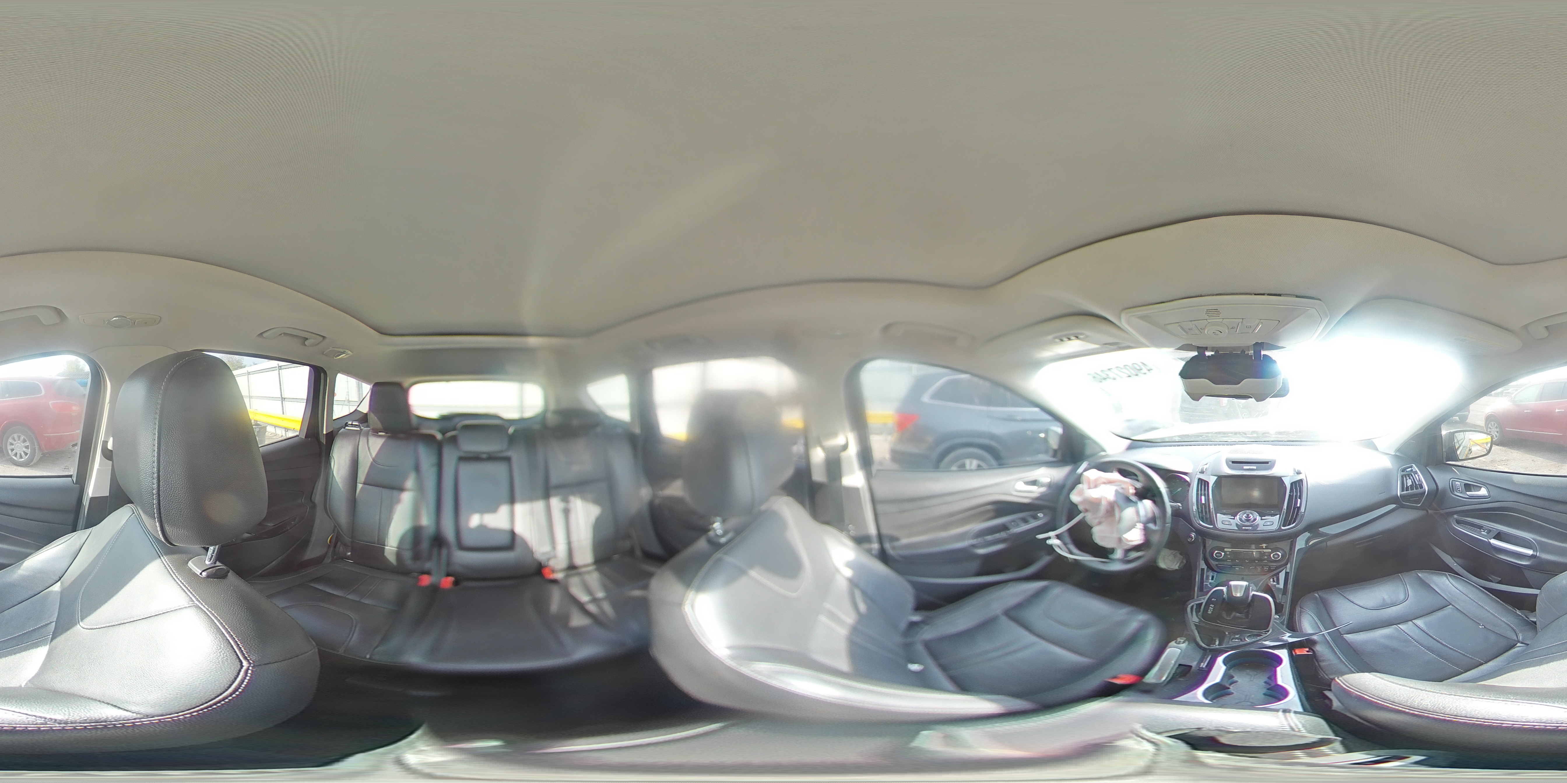 2013 Ford Escape Titanium Серый vin: 1FMCU9J98DUC61714