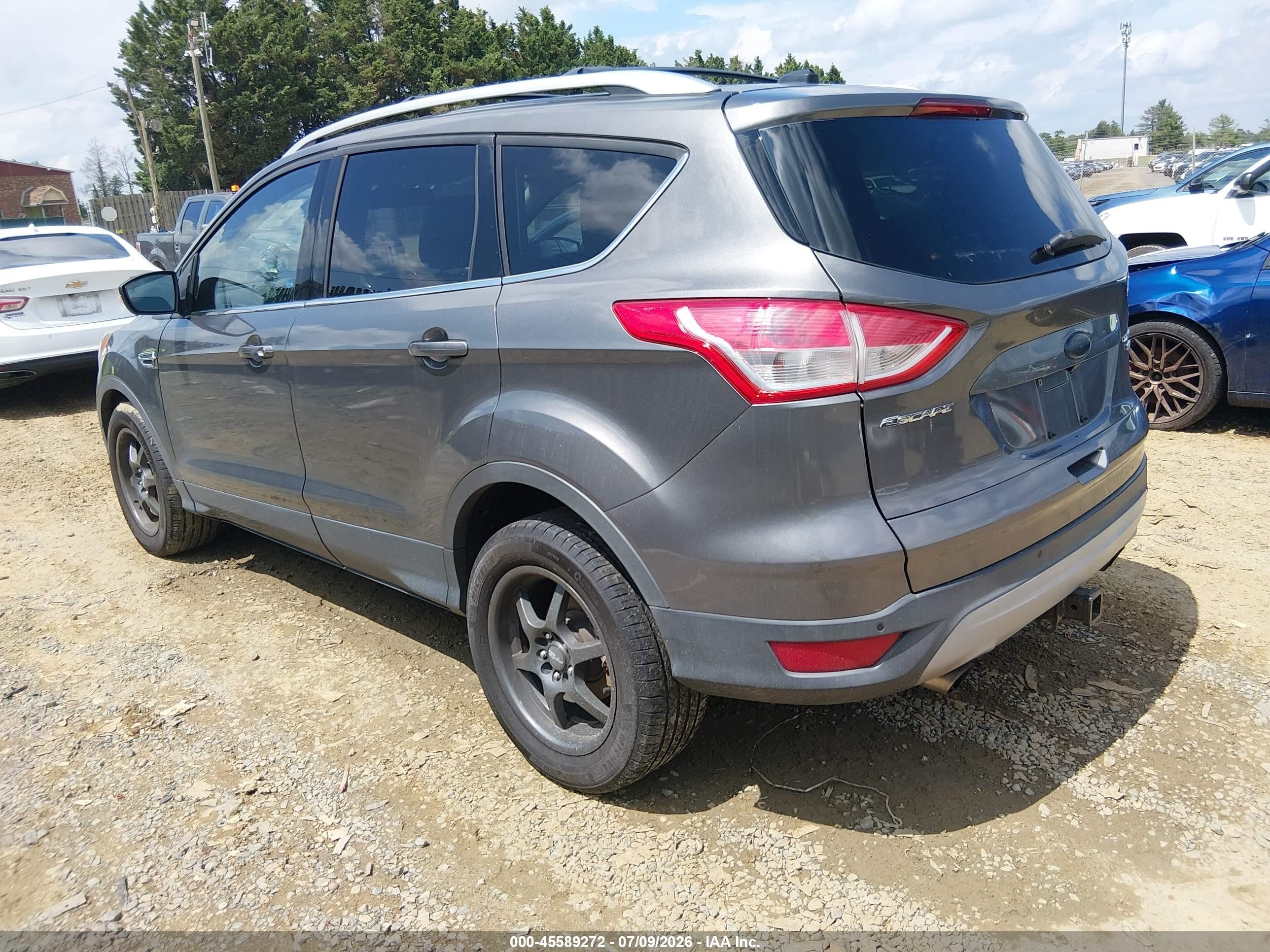2013 Ford Escape Titanium Gray vin: 1FMCU9J98DUD28005