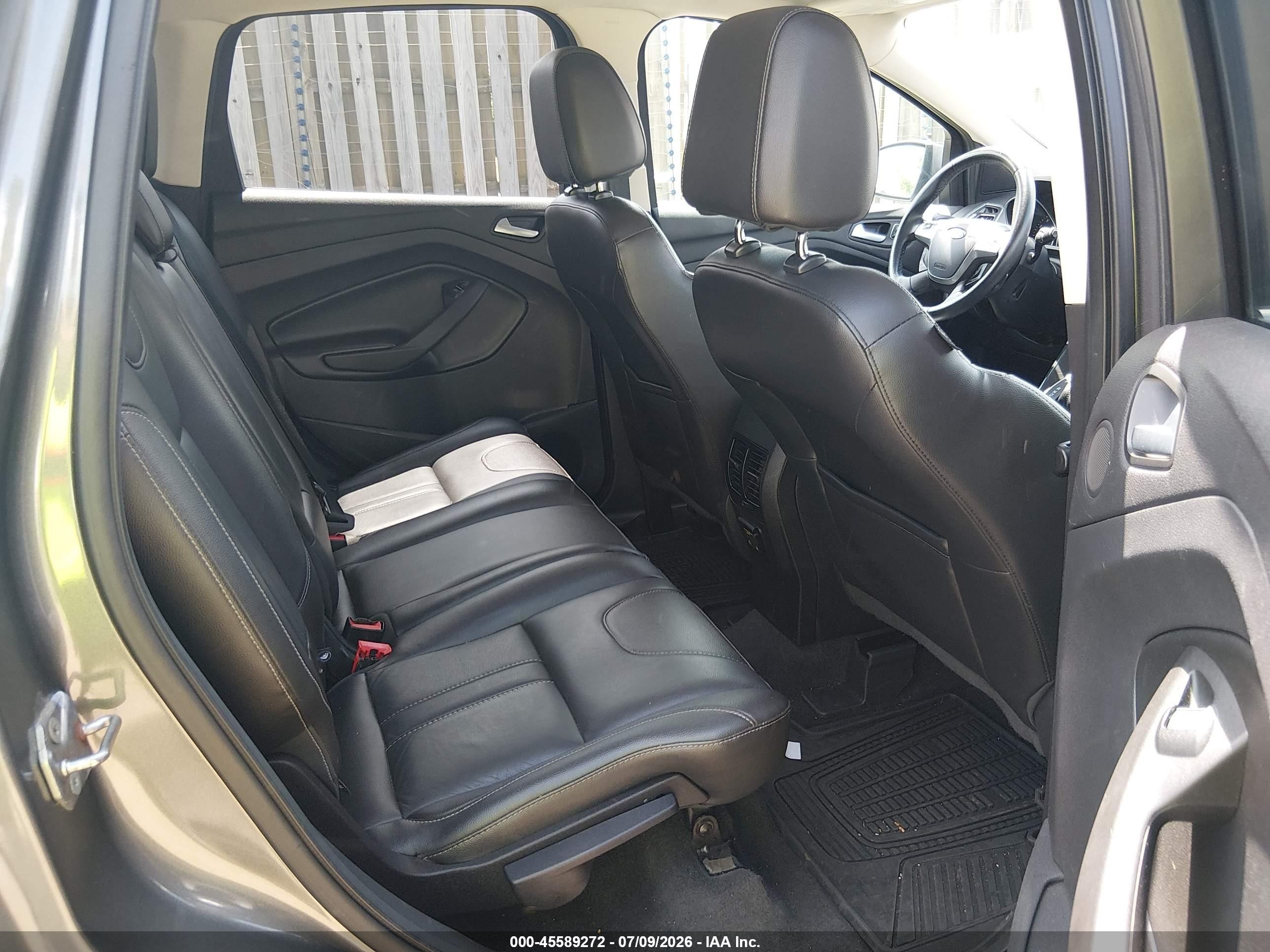 2013 Ford Escape Titanium Gray vin: 1FMCU9J98DUD28005