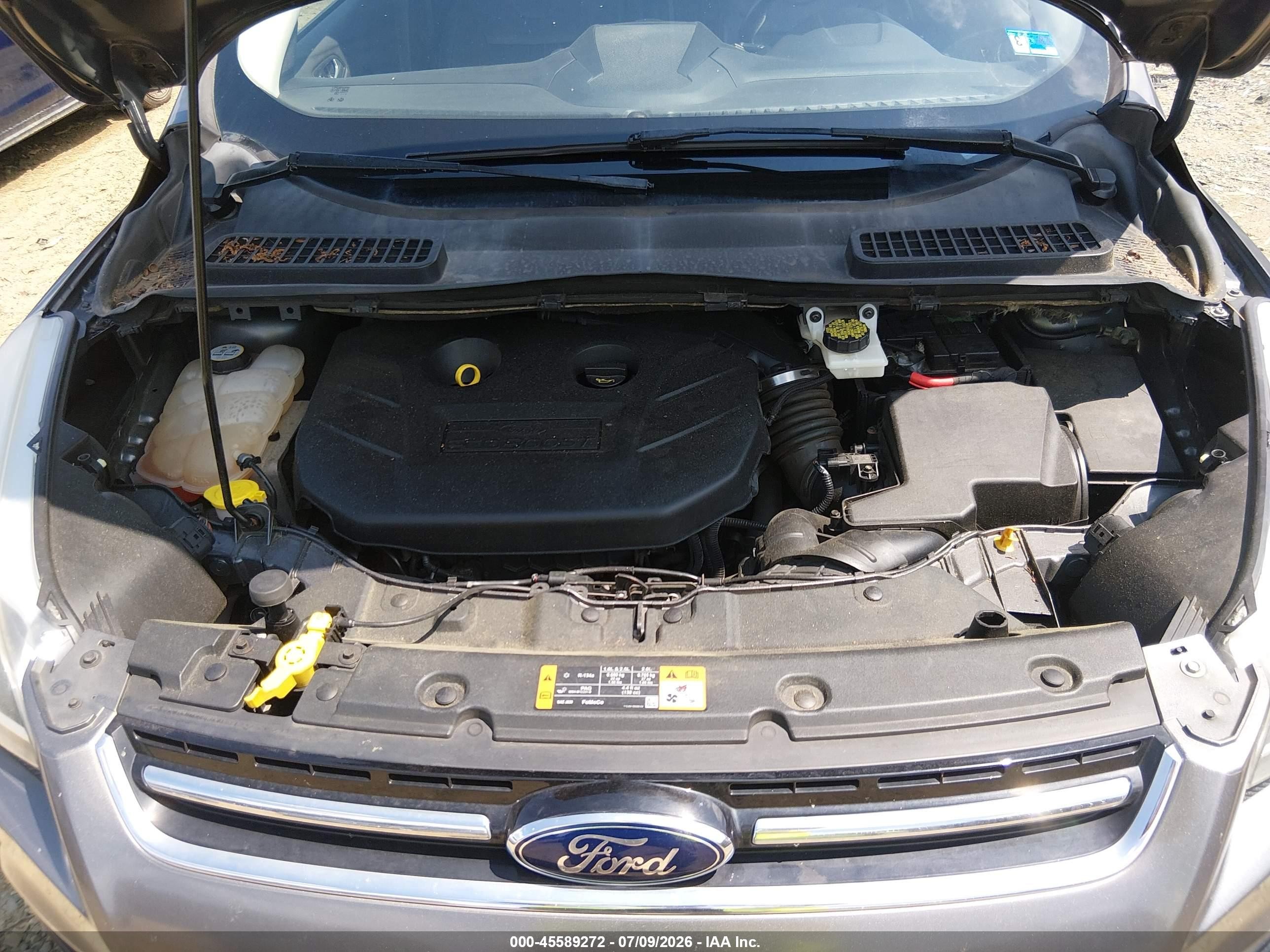 2013 Ford Escape Titanium Gray vin: 1FMCU9J98DUD28005