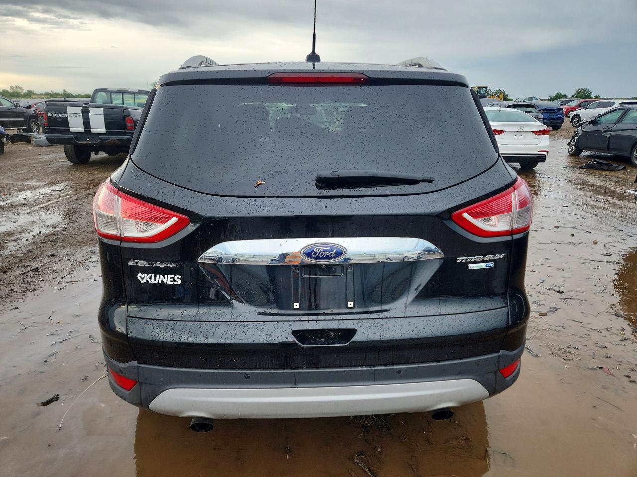 2014 Ford Escape Titanium Black vin: 1FMCU9J98EUA90688