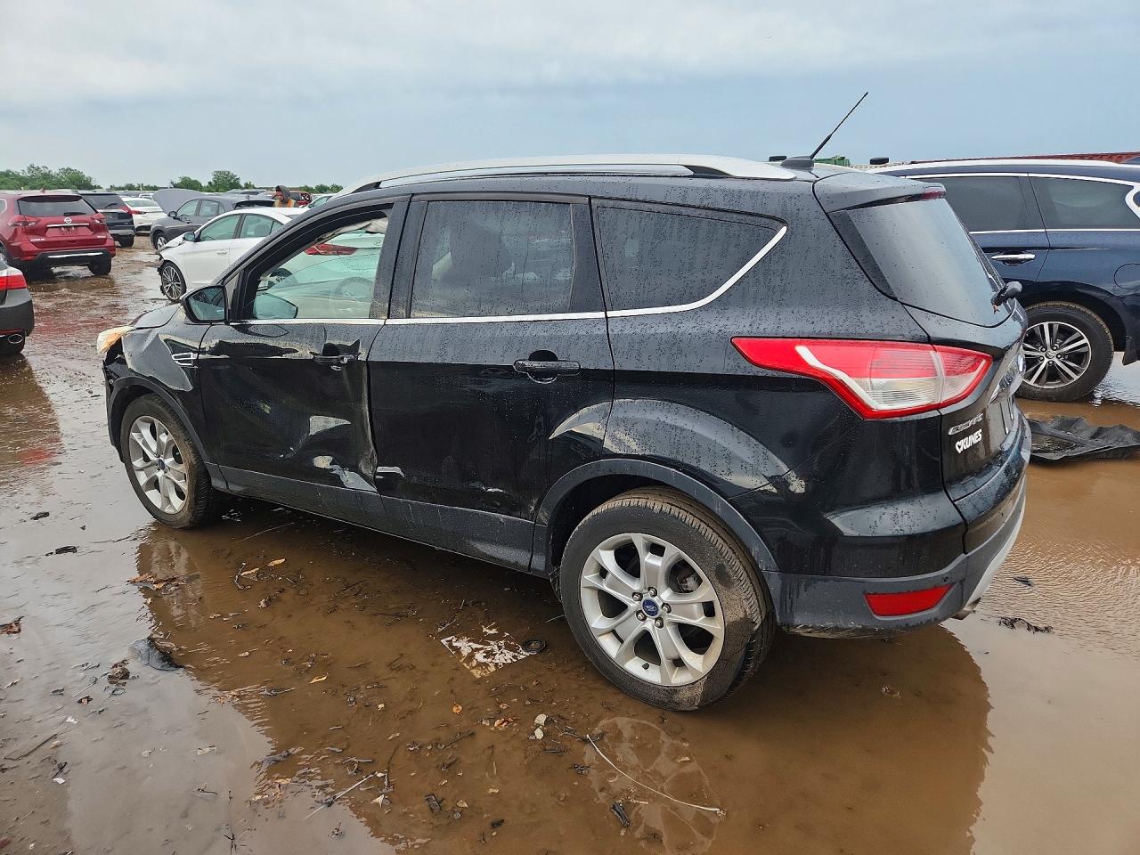 2014 Ford Escape Titanium Black vin: 1FMCU9J98EUA90688