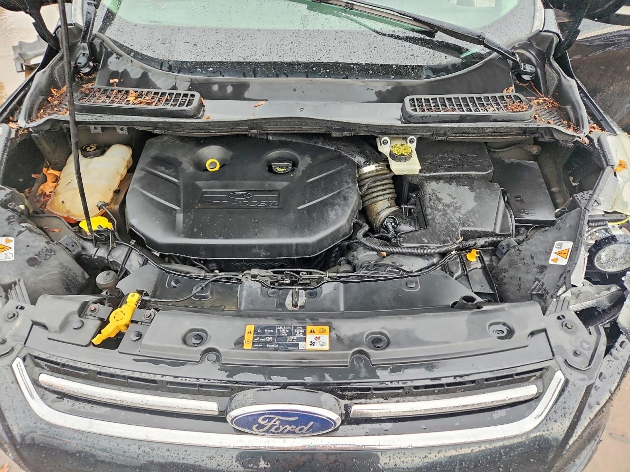 2014 Ford Escape Titanium Black vin: 1FMCU9J98EUA90688