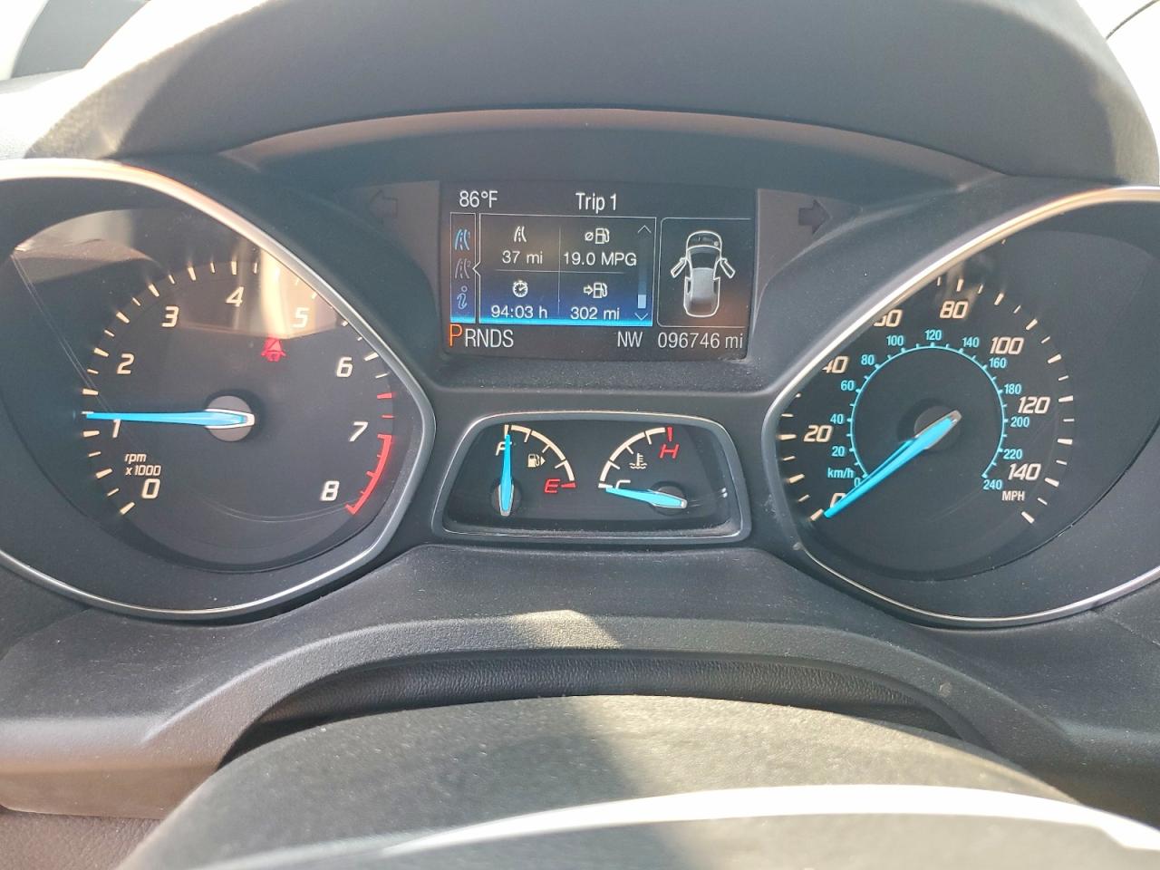 2014 Ford Escape Titanium Blue vin: 1FMCU9J98EUB09191