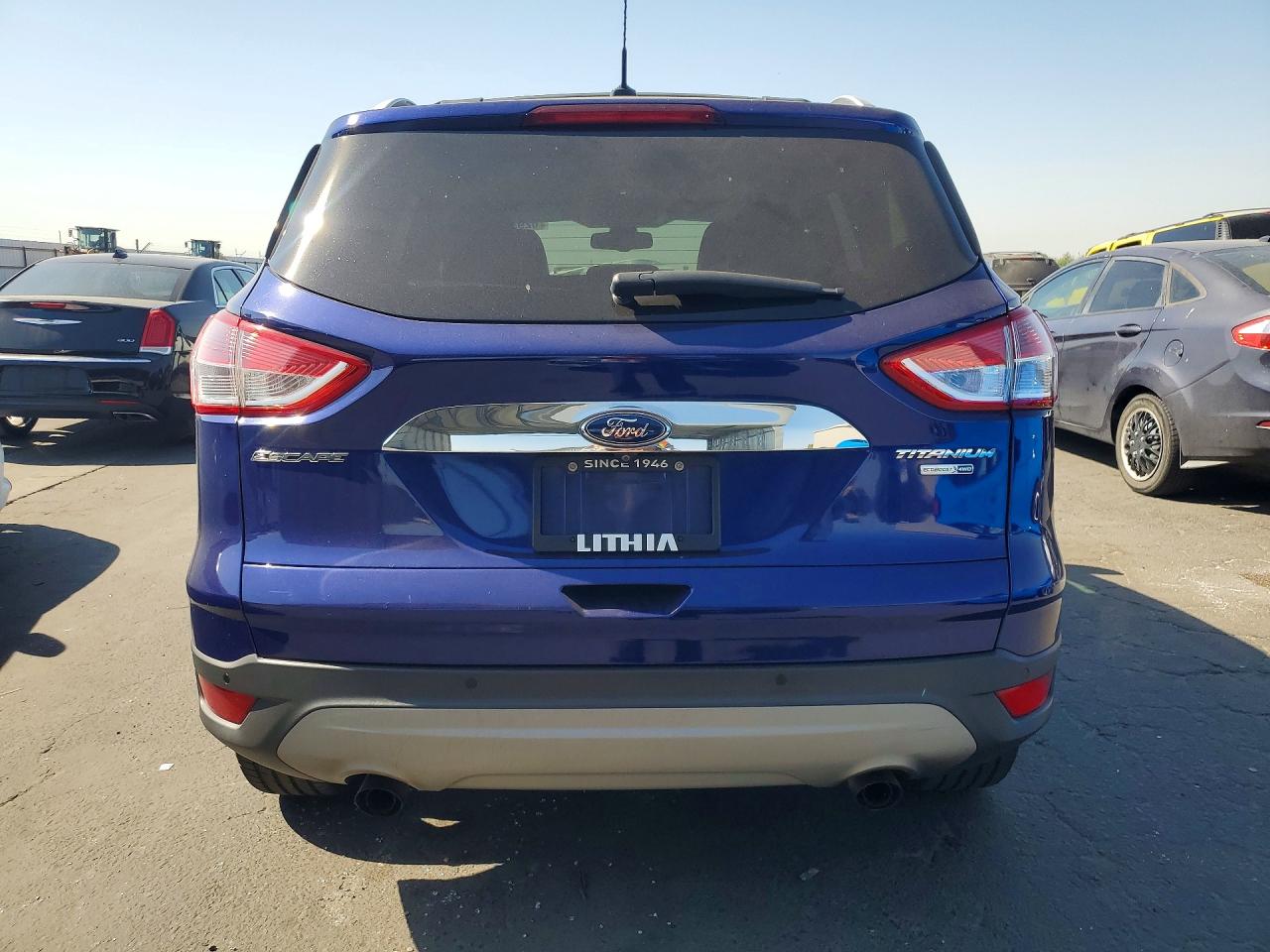 2014 Ford Escape Titanium Blue vin: 1FMCU9J98EUB09191