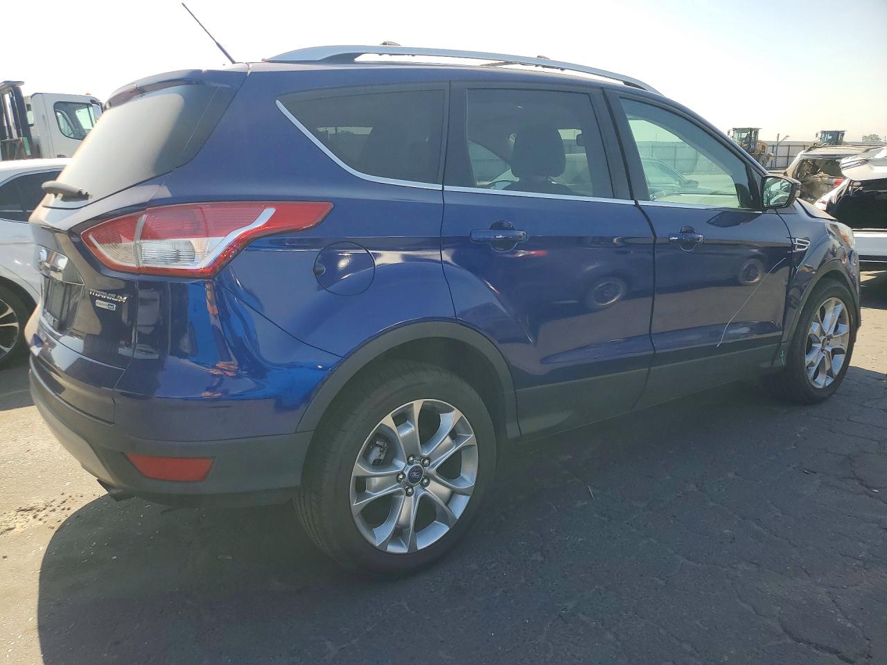 2014 Ford Escape Titanium Blue vin: 1FMCU9J98EUB09191