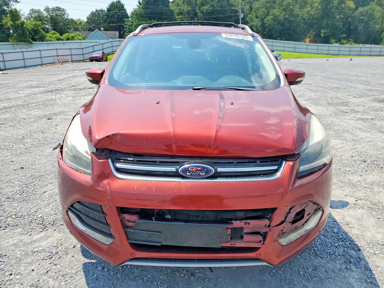 2014 Ford Escape Titanium Orange vin: 1FMCU9J98EUB53191