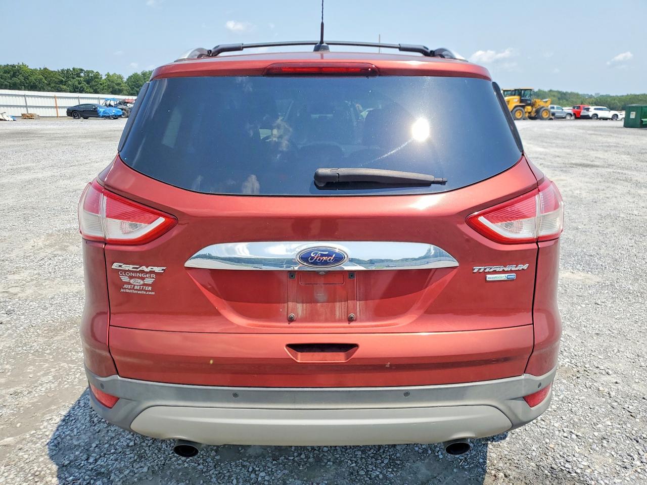 2014 Ford Escape Titanium Orange vin: 1FMCU9J98EUB53191