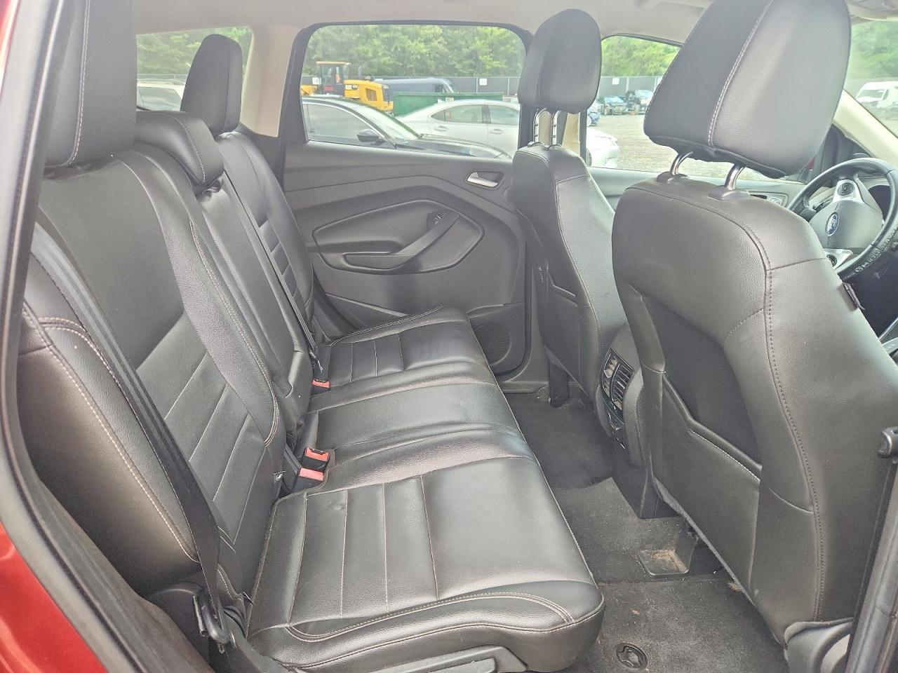 2014 Ford Escape Titanium Red vin: 1FMCU9J98EUB76941