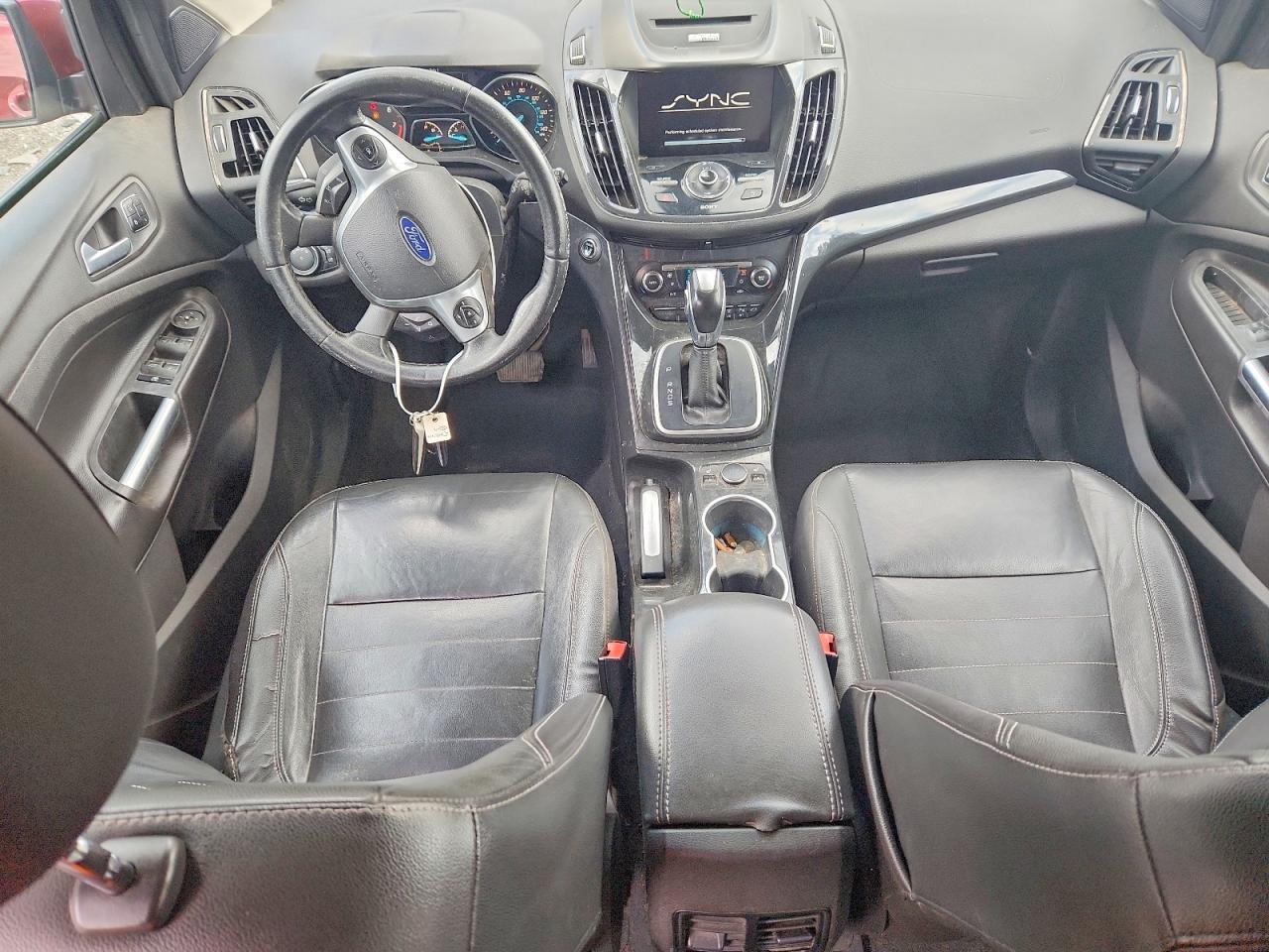 2014 Ford Escape Titanium Red vin: 1FMCU9J98EUB76941