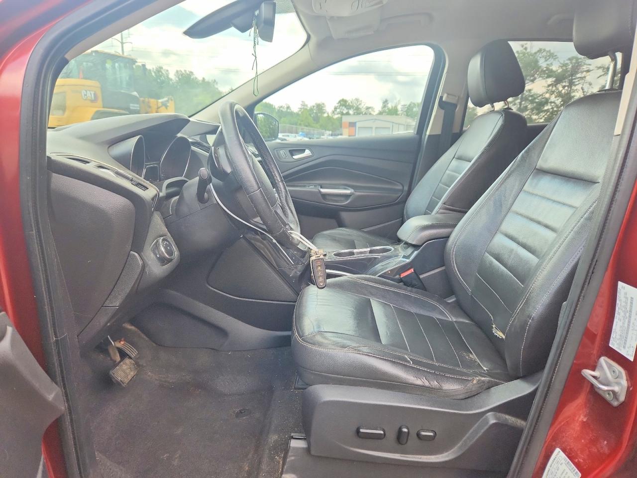 2014 Ford Escape Titanium Red vin: 1FMCU9J98EUB76941