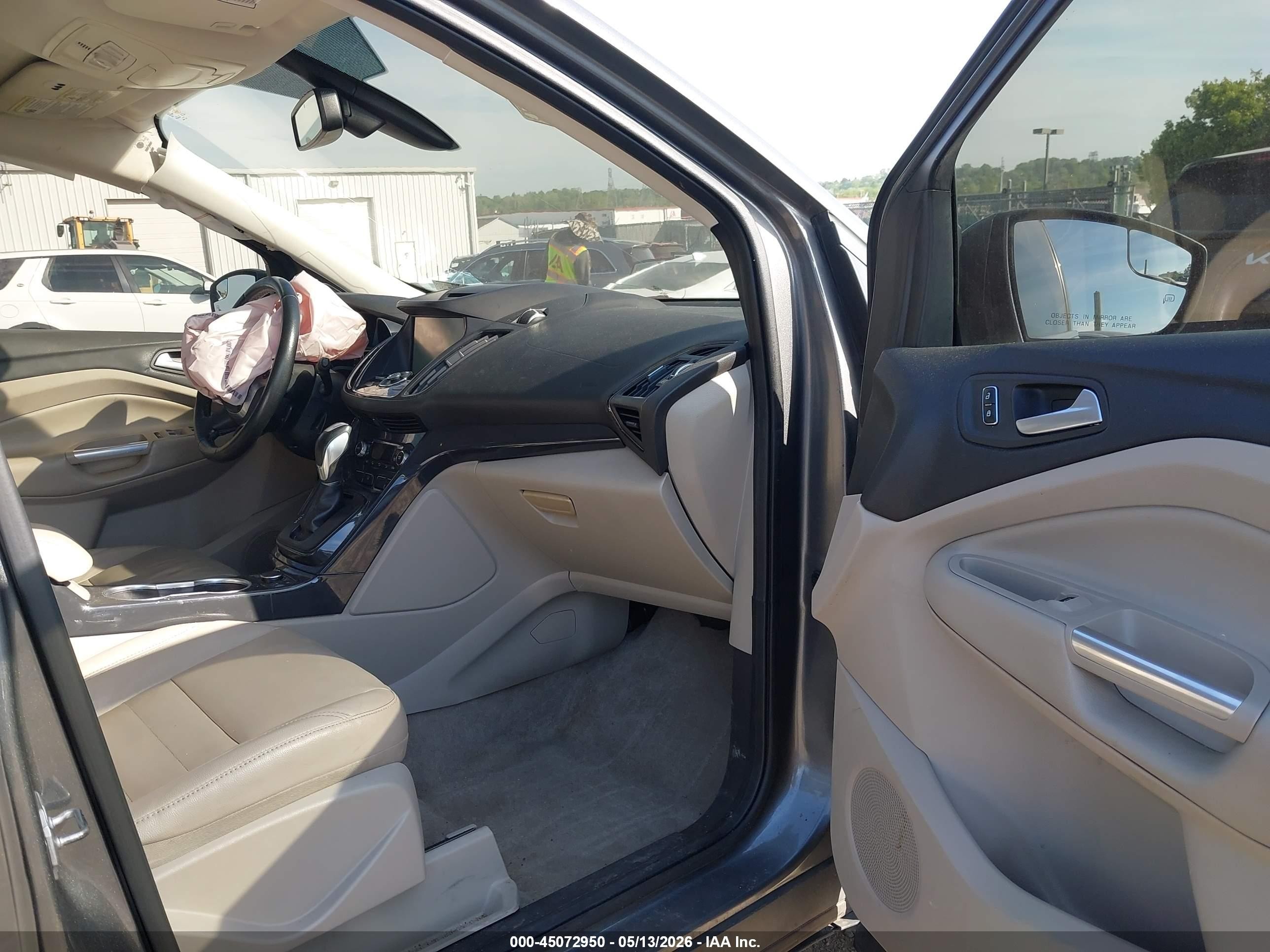 2014 Ford Escape Titanium Gray vin: 1FMCU9J98EUC04298