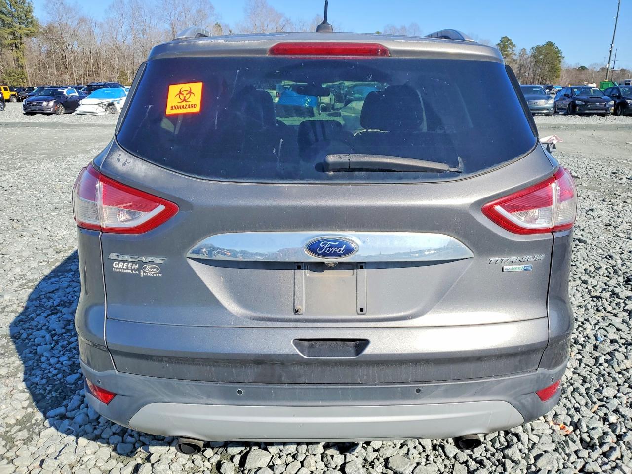 2014 Ford Escape Titanium Silver vin: 1FMCU9J98EUC16144